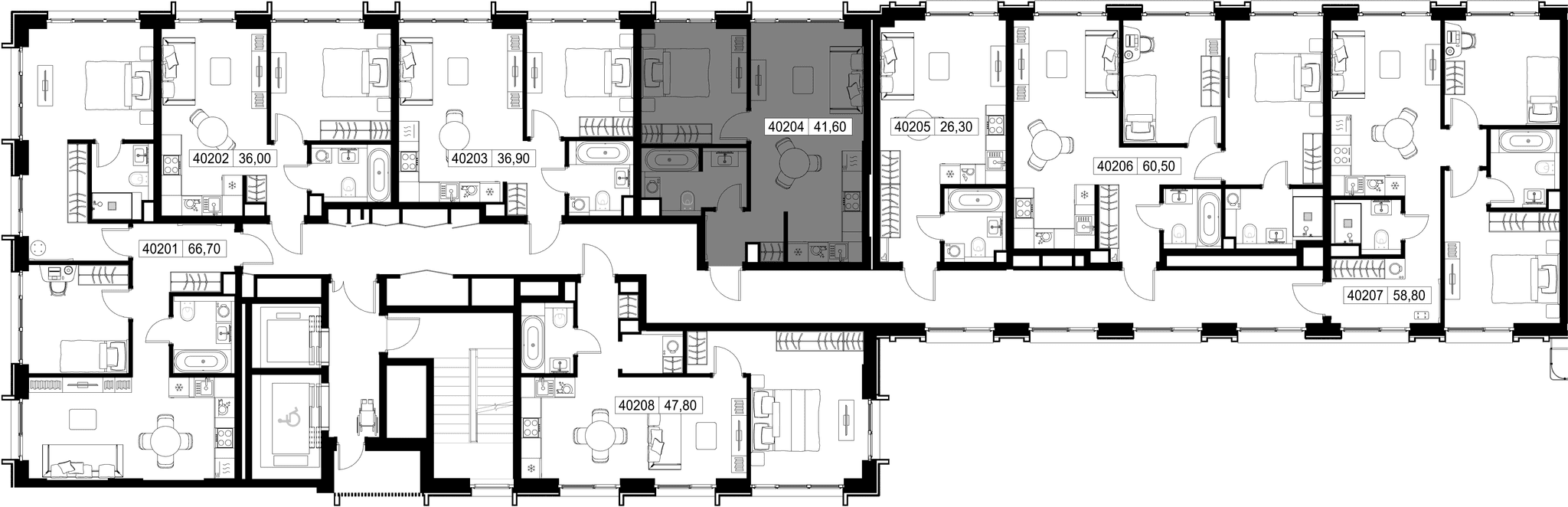 1-комн. Квартира 41.60 м², г. Москва, Вишнёвая улица