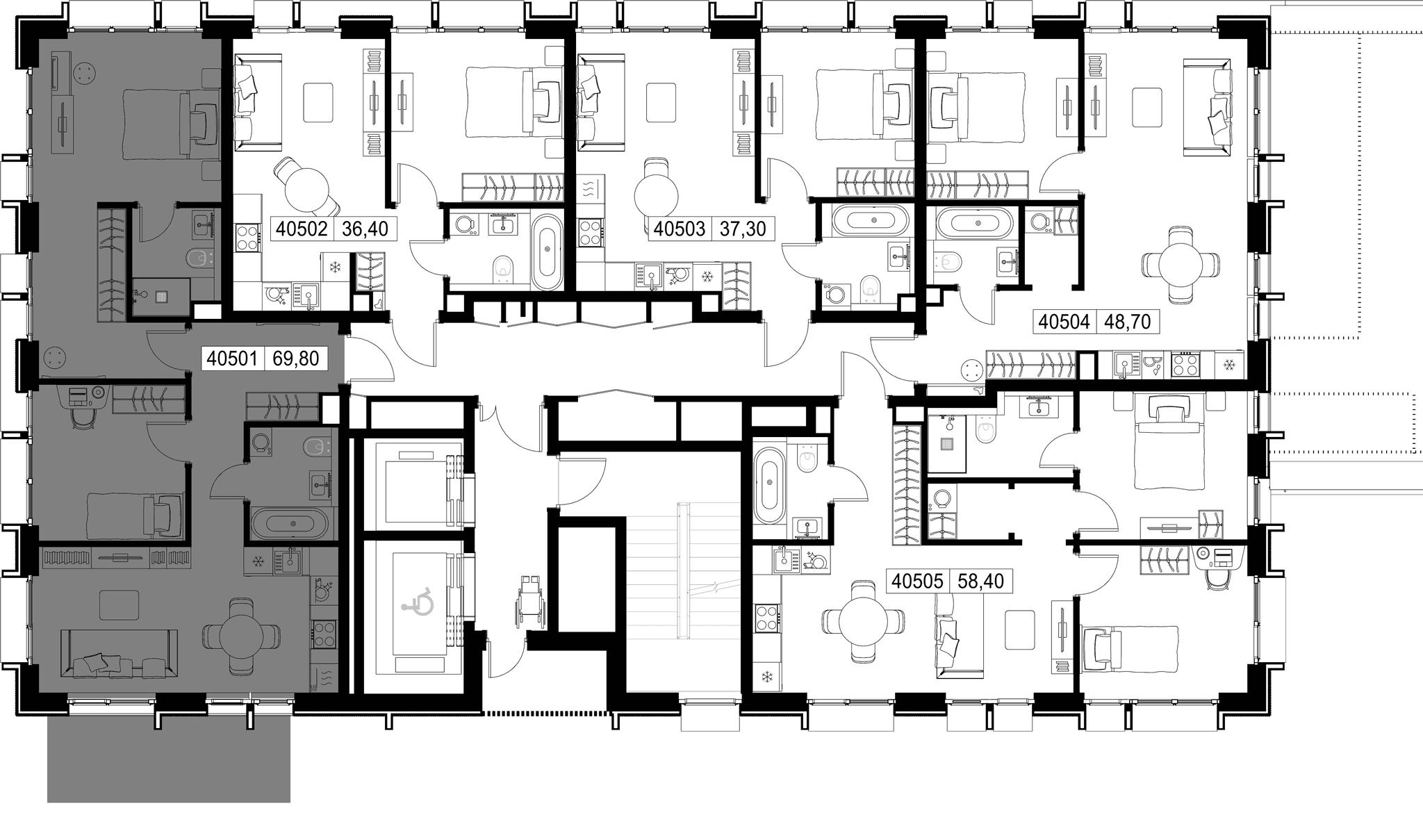 2-комн. Квартира 69.80 м², г. Москва, Вишнёвая улица
