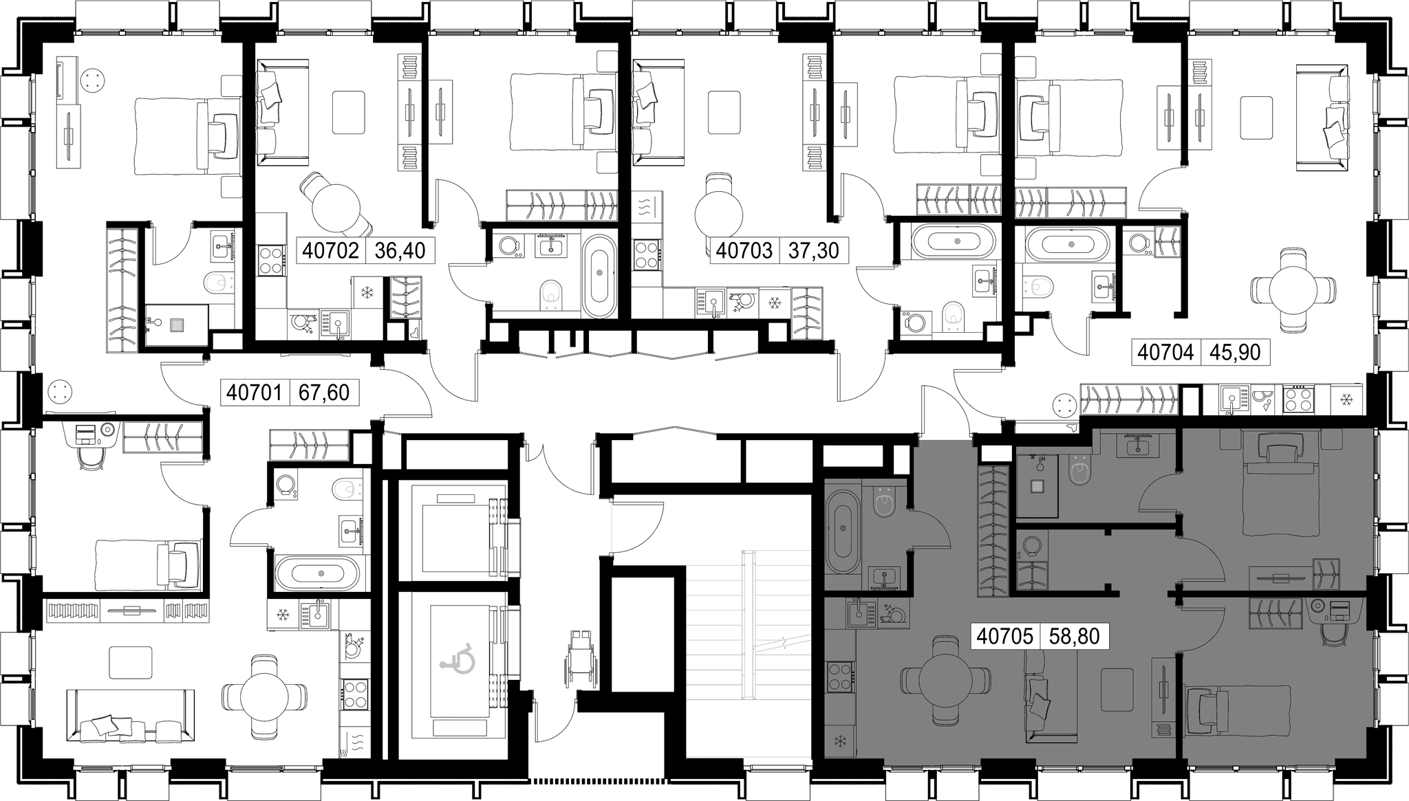 2-комн. Квартира 58.80 м², г. Москва, Вишнёвая улица