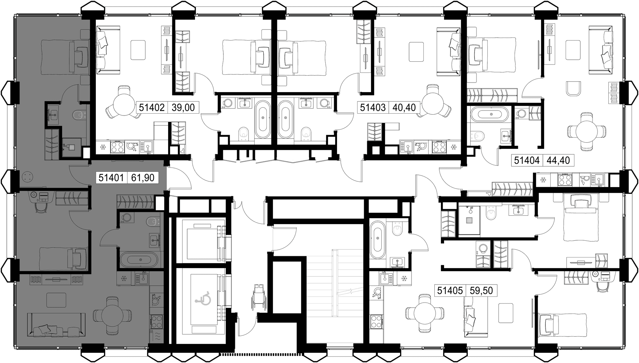 2-комн. Квартира 61.90 м², г. Москва, Вишнёвая улица