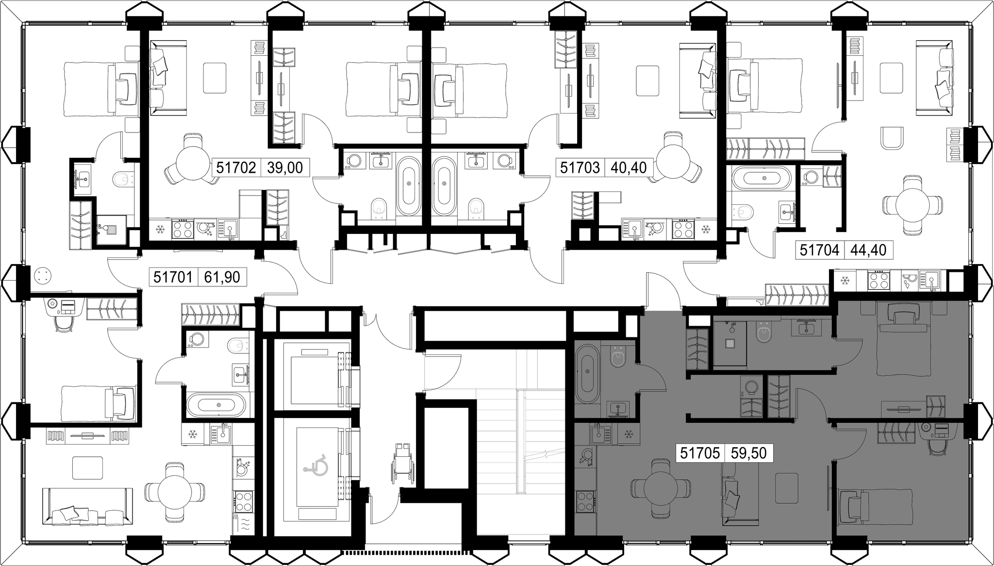 2-комн. Квартира 59.60 м², г. Москва, Вишнёвая улица