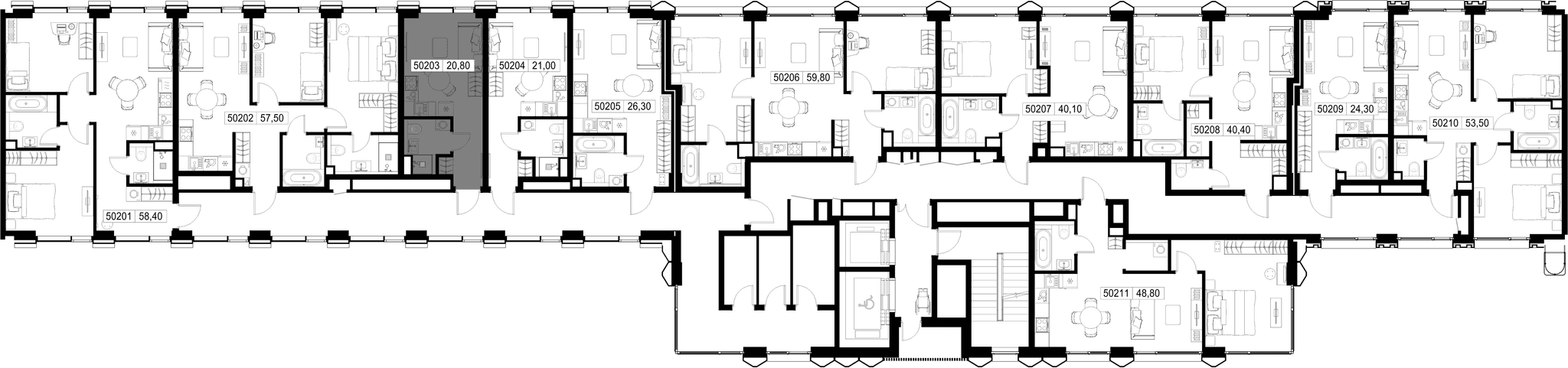 9-комн. Квартира 20.80 м², г. Москва, Вишнёвая улица