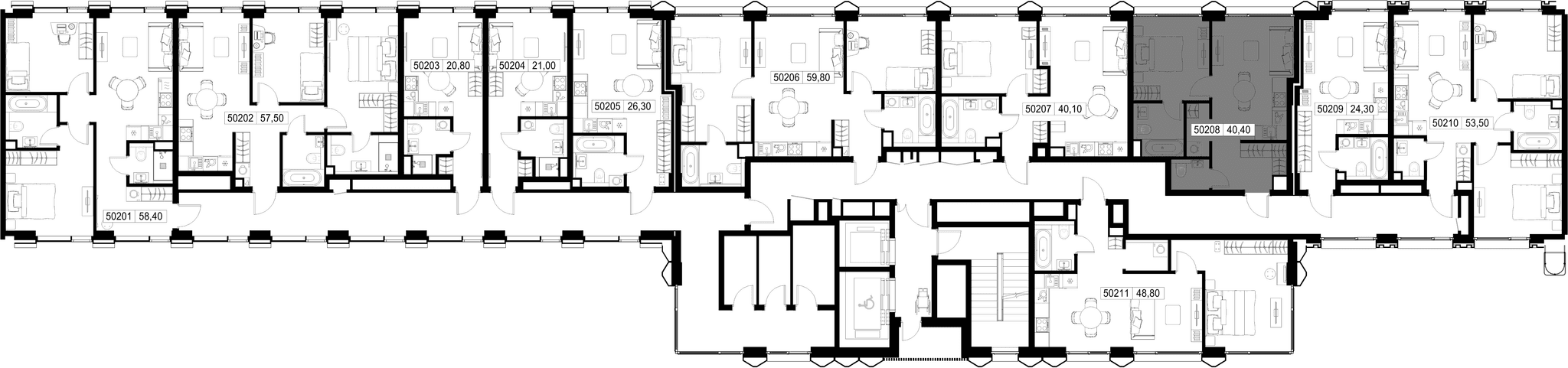 1-комн. Квартира 40.40 м², г. Москва, Вишнёвая улица
