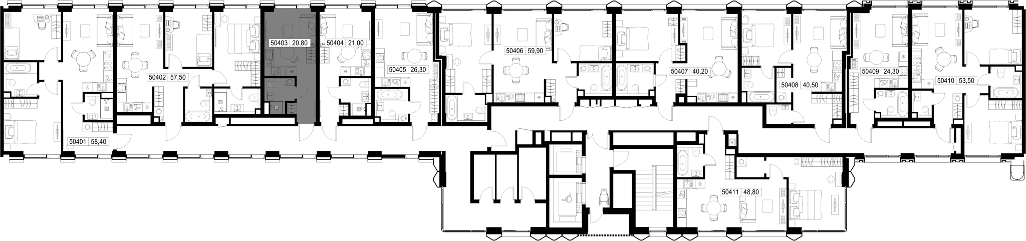 9-комн. Квартира 20.80 м², г. Москва, Вишнёвая улица