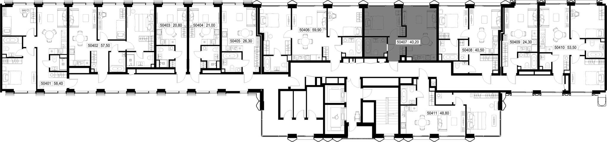 1-комн. Квартира 40.20 м², г. Москва, Вишнёвая улица