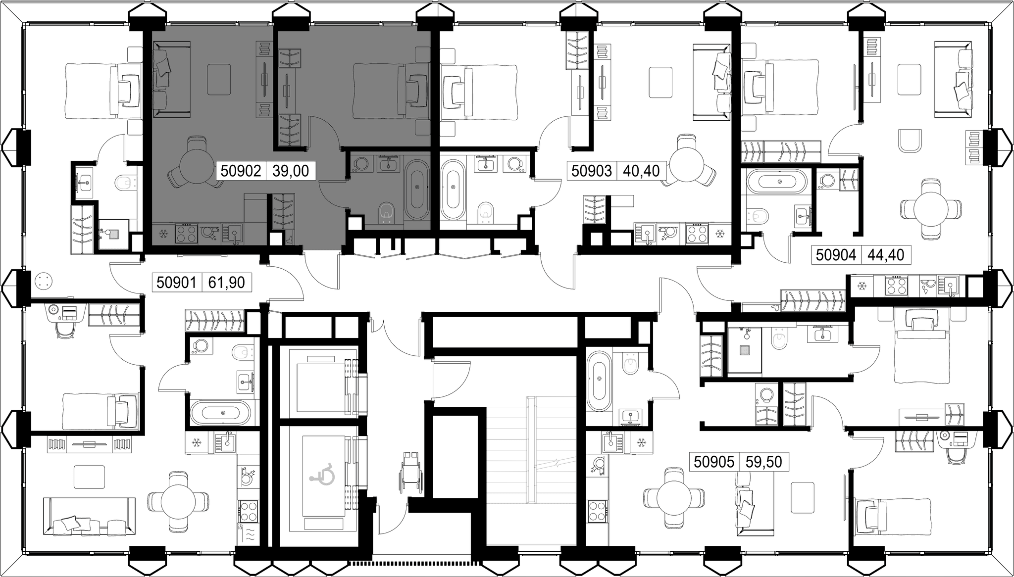 1-комн. Квартира 39.00 м², г. Москва, Вишнёвая улица