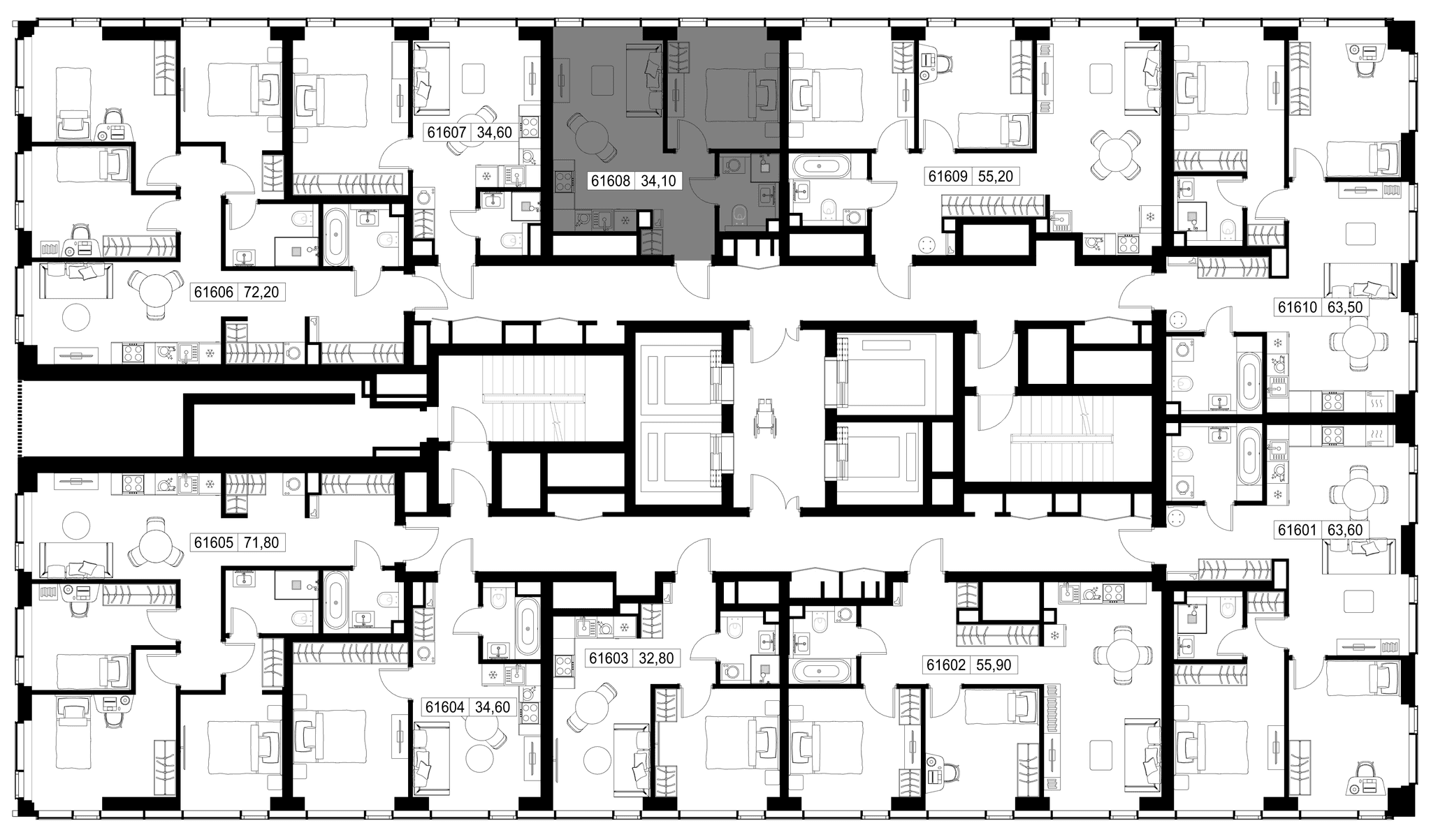 1-комн. Квартира 34.10 м², г. Москва, Вишнёвая улица