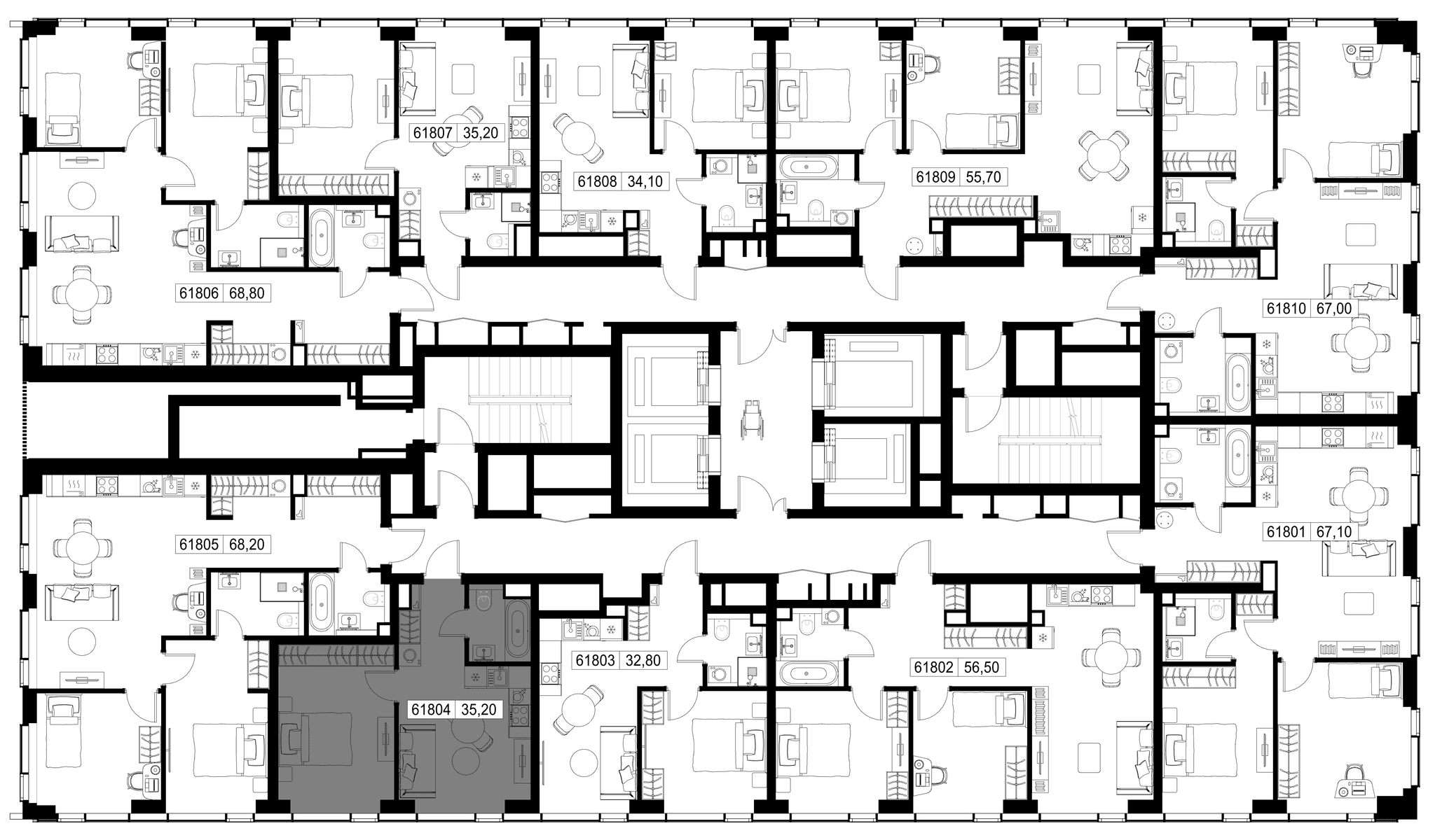 1-комн. Квартира 35.20 м², г. Москва, Вишнёвая улица