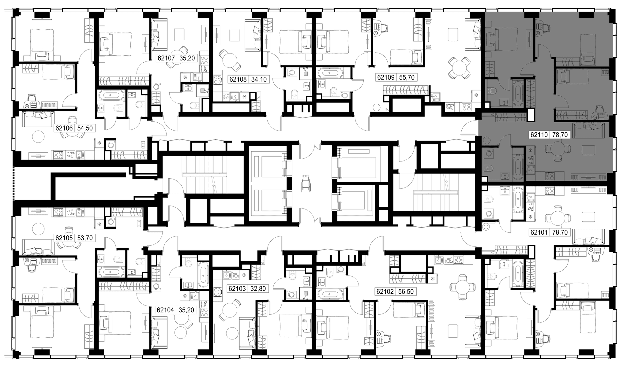 3-комн. Квартира 78.70 м², г. Москва, Вишнёвая улица