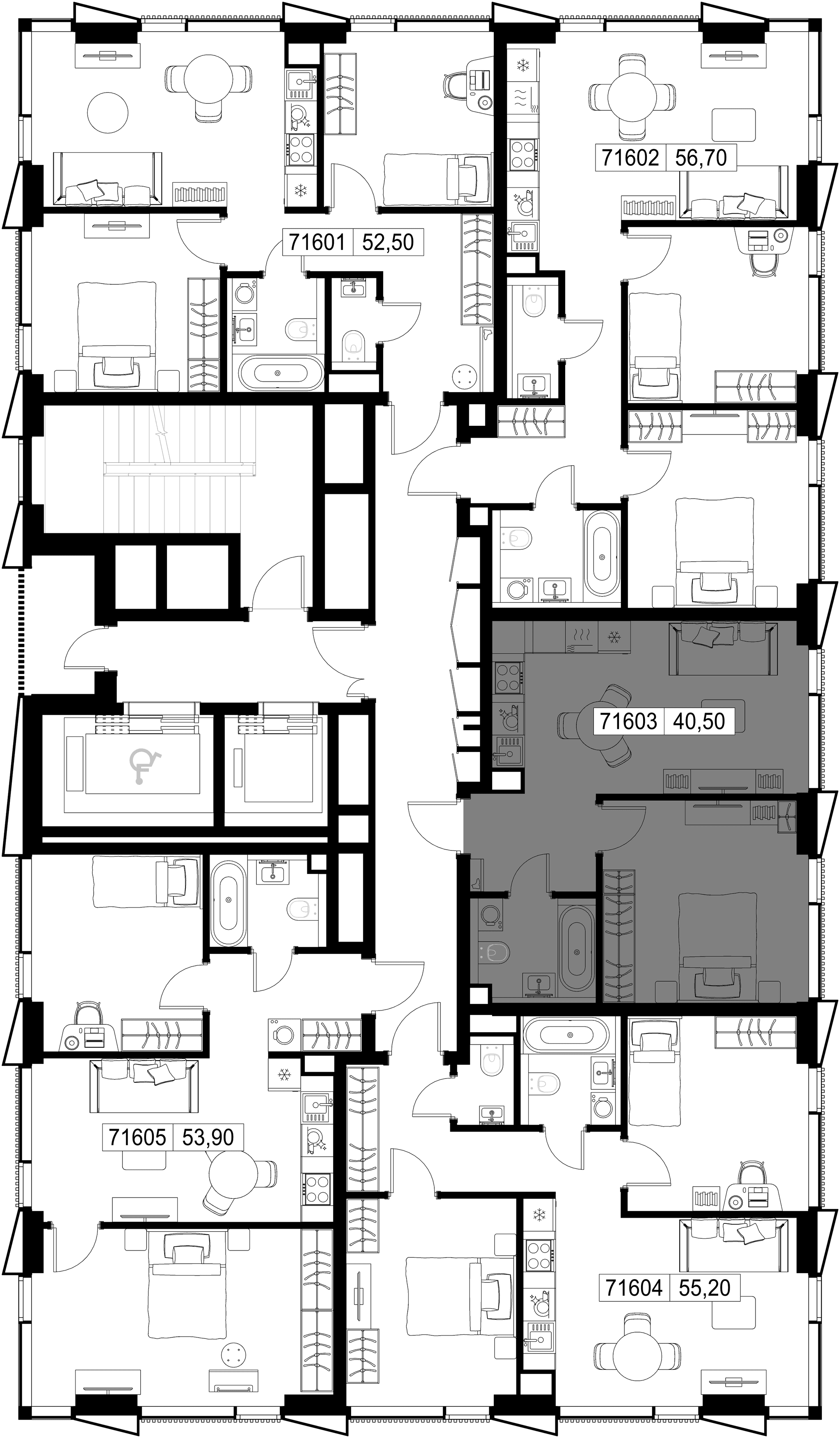 1-комн. Квартира 40.50 м², г. Москва, Вишнёвая улица