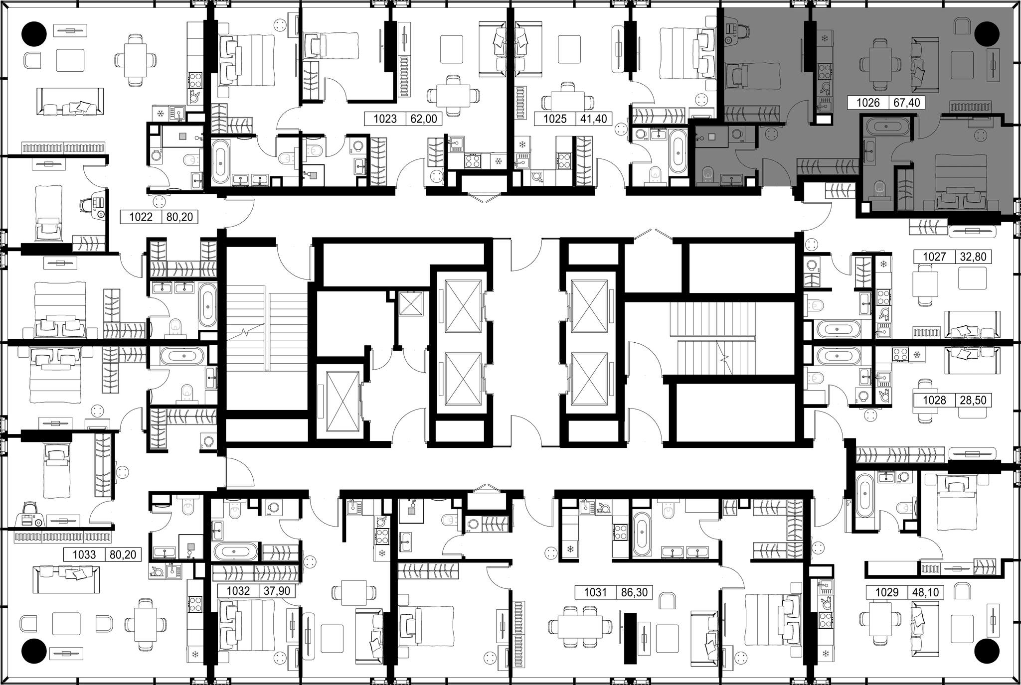 2-комн. Квартира 67.40 м², Россия, Москва