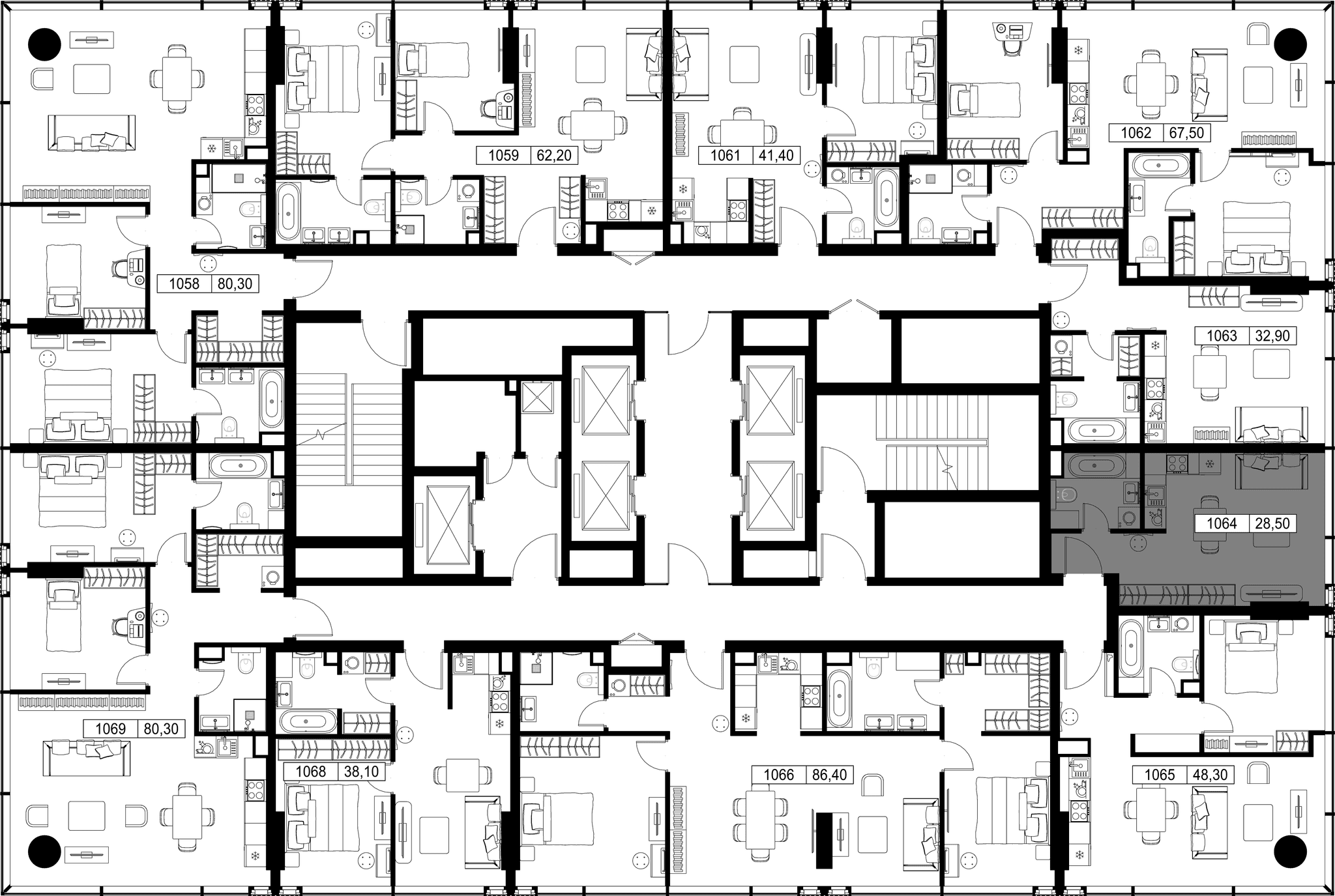 9-комн. Квартира 28.50 м², Россия, Москва