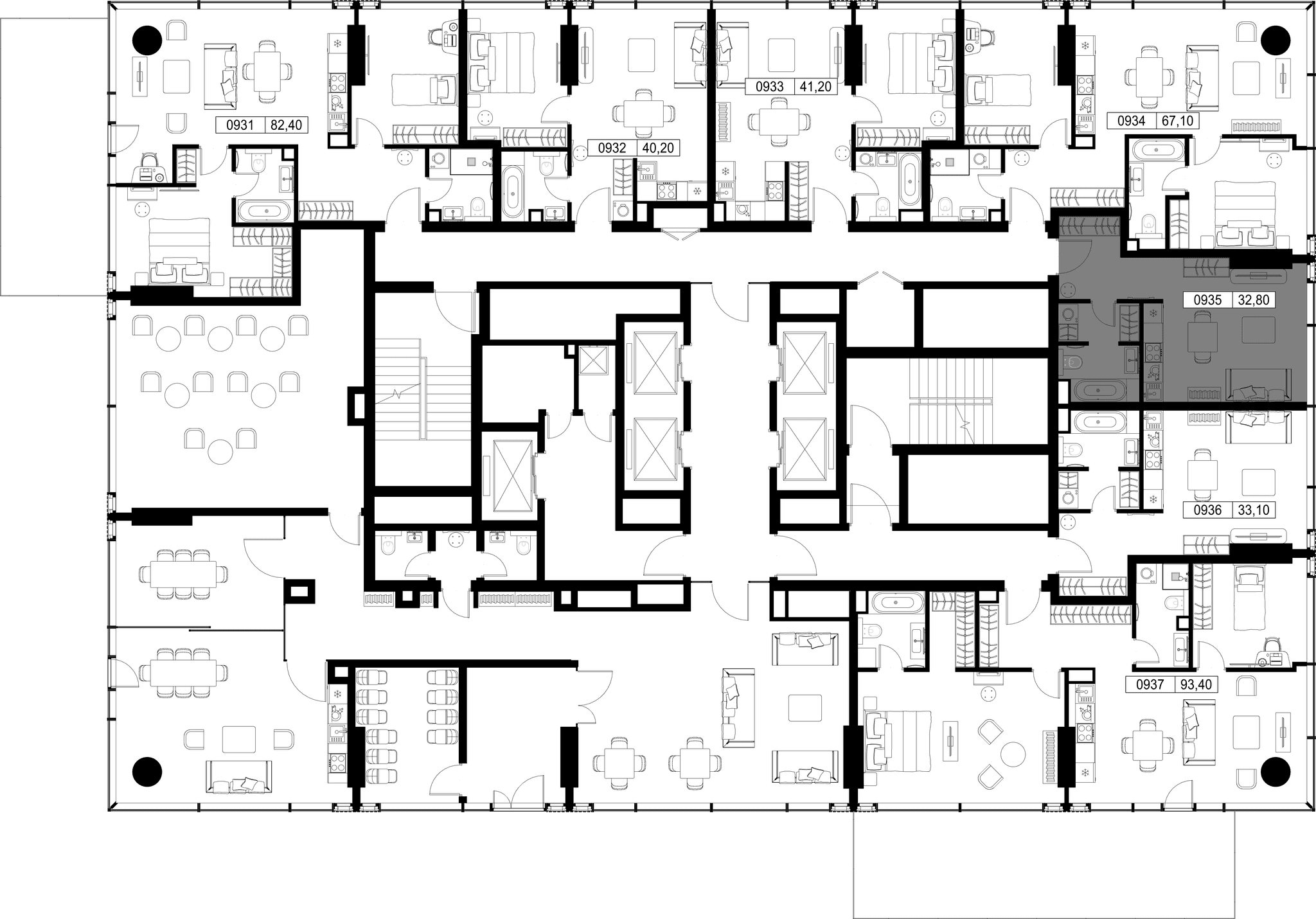 9-комн. Квартира 32.80 м², Россия, Москва