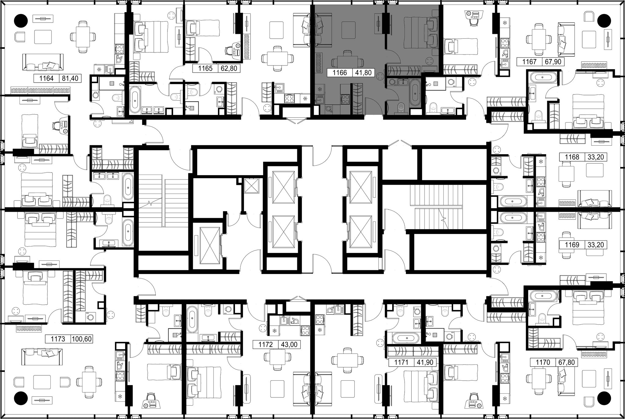 1-комн. Квартира 41.80 м², Россия, Москва