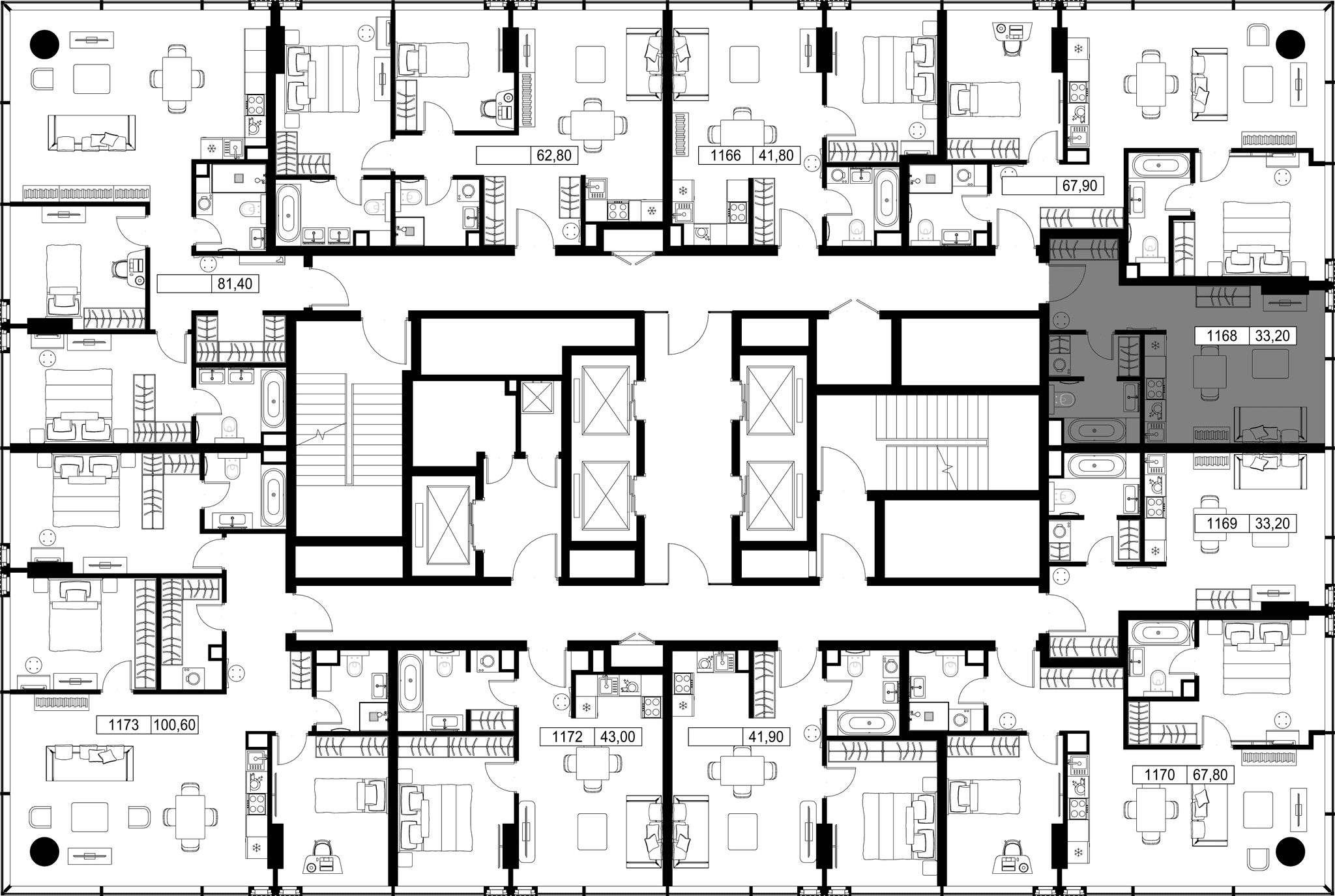 9-комн. Квартира 33.20 м², Россия, Москва
