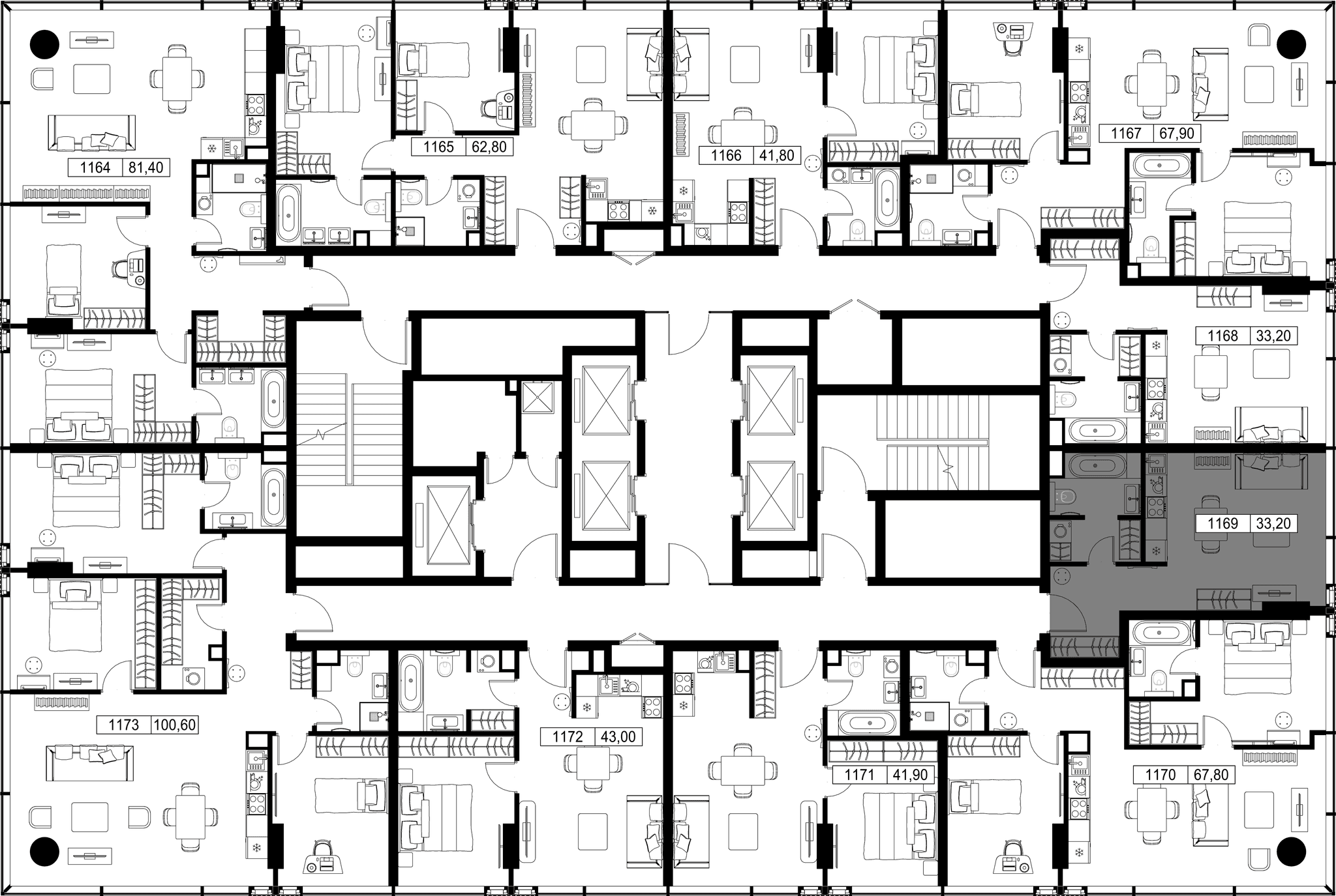 9-комн. Квартира 33.20 м², Россия, Москва