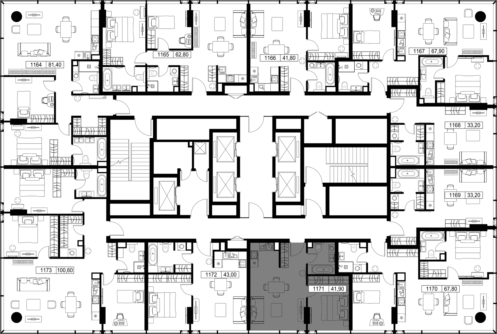 1-комн. Квартира 41.90 м², Россия, Москва