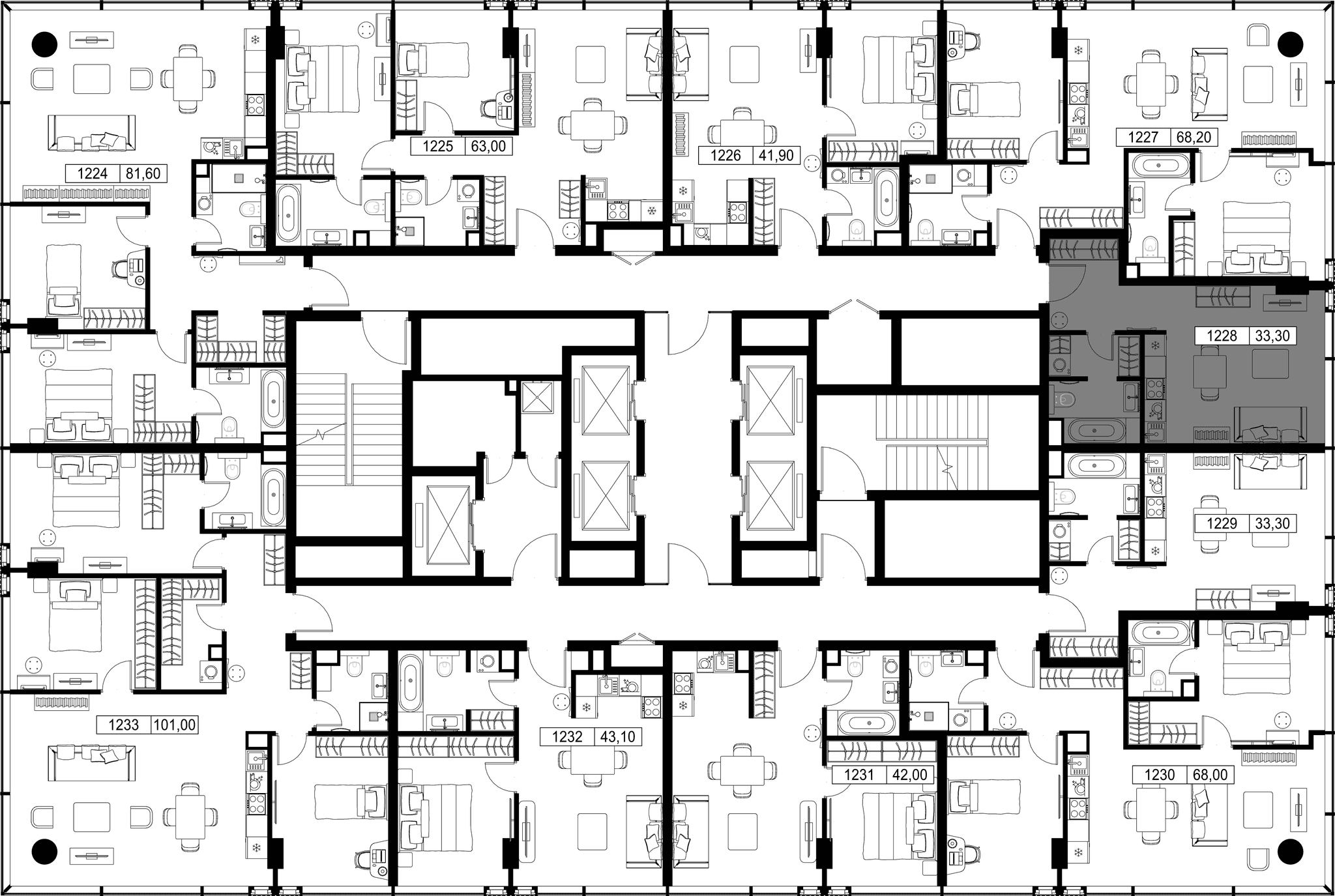 9-комн. Квартира 33.30 м², Россия, Москва