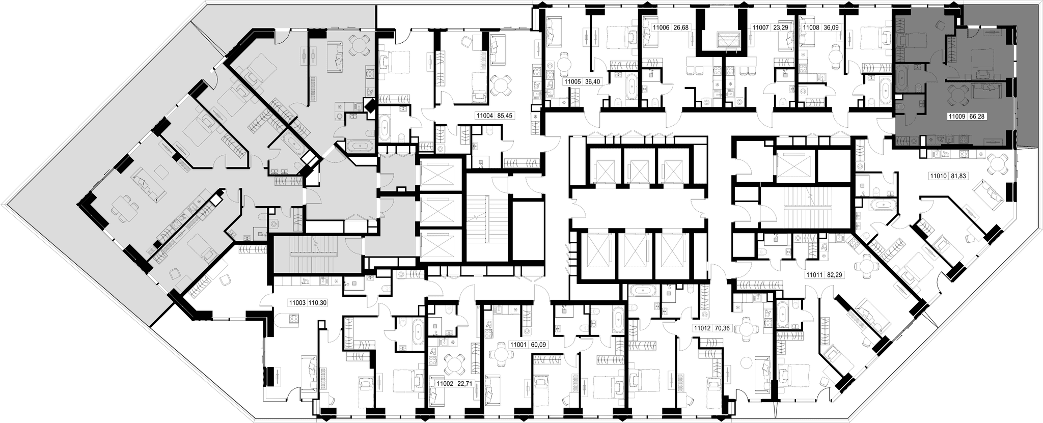 2-комн. Квартира 66.28 м², Москва, 3-й Силикатный проезд