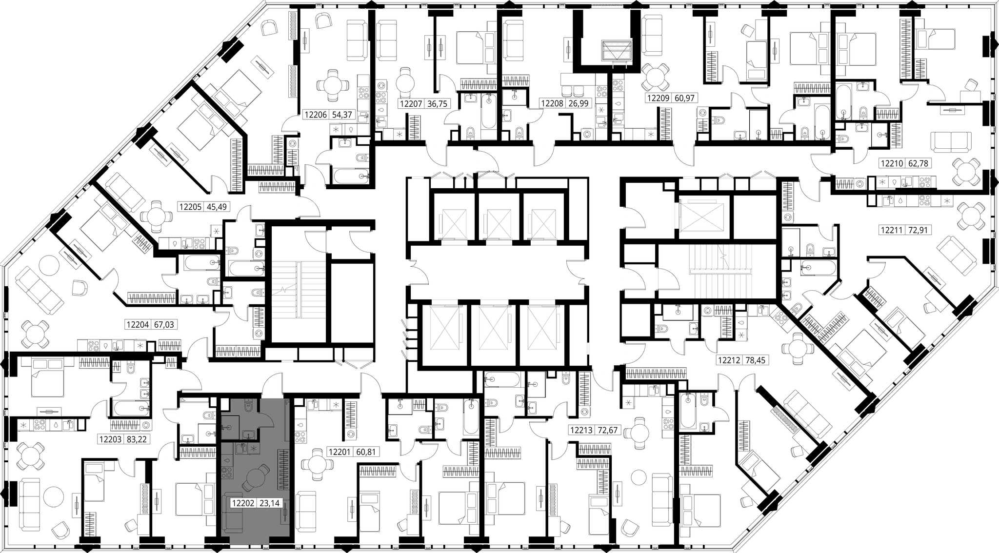 9-комн. Квартира 23.14 м², Москва, 3-й Силикатный проезд