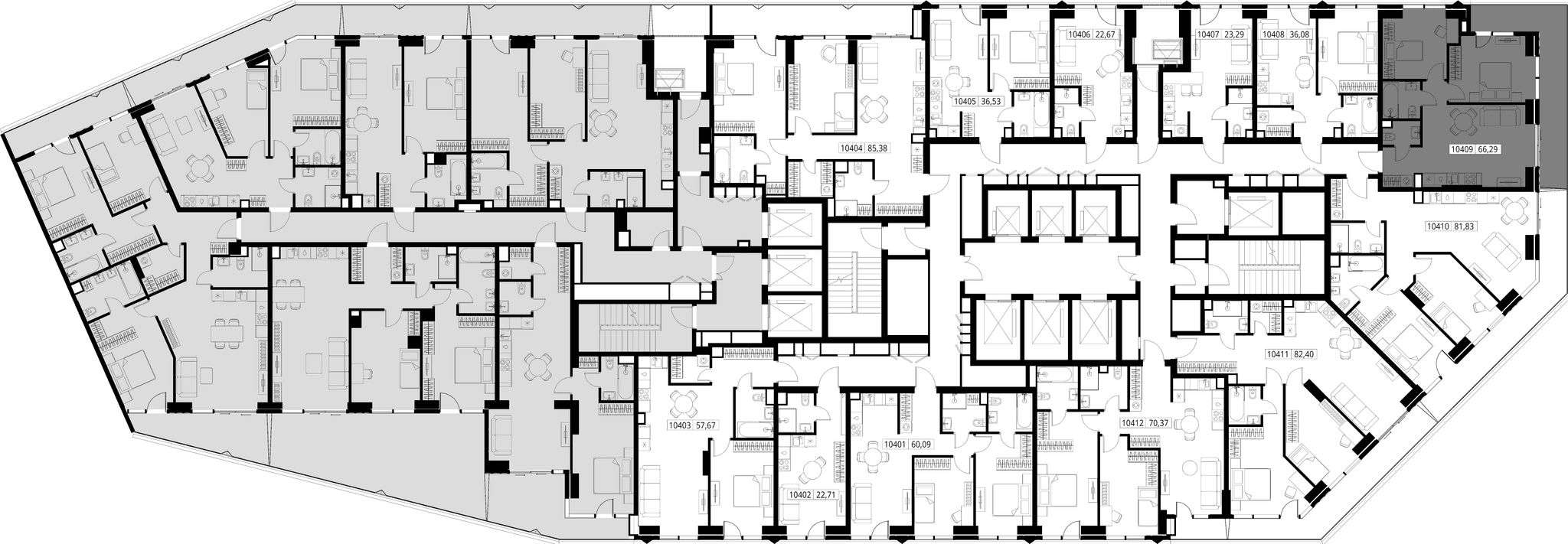 2-комн. Квартира 66.29 м², Москва, 3-й Силикатный проезд