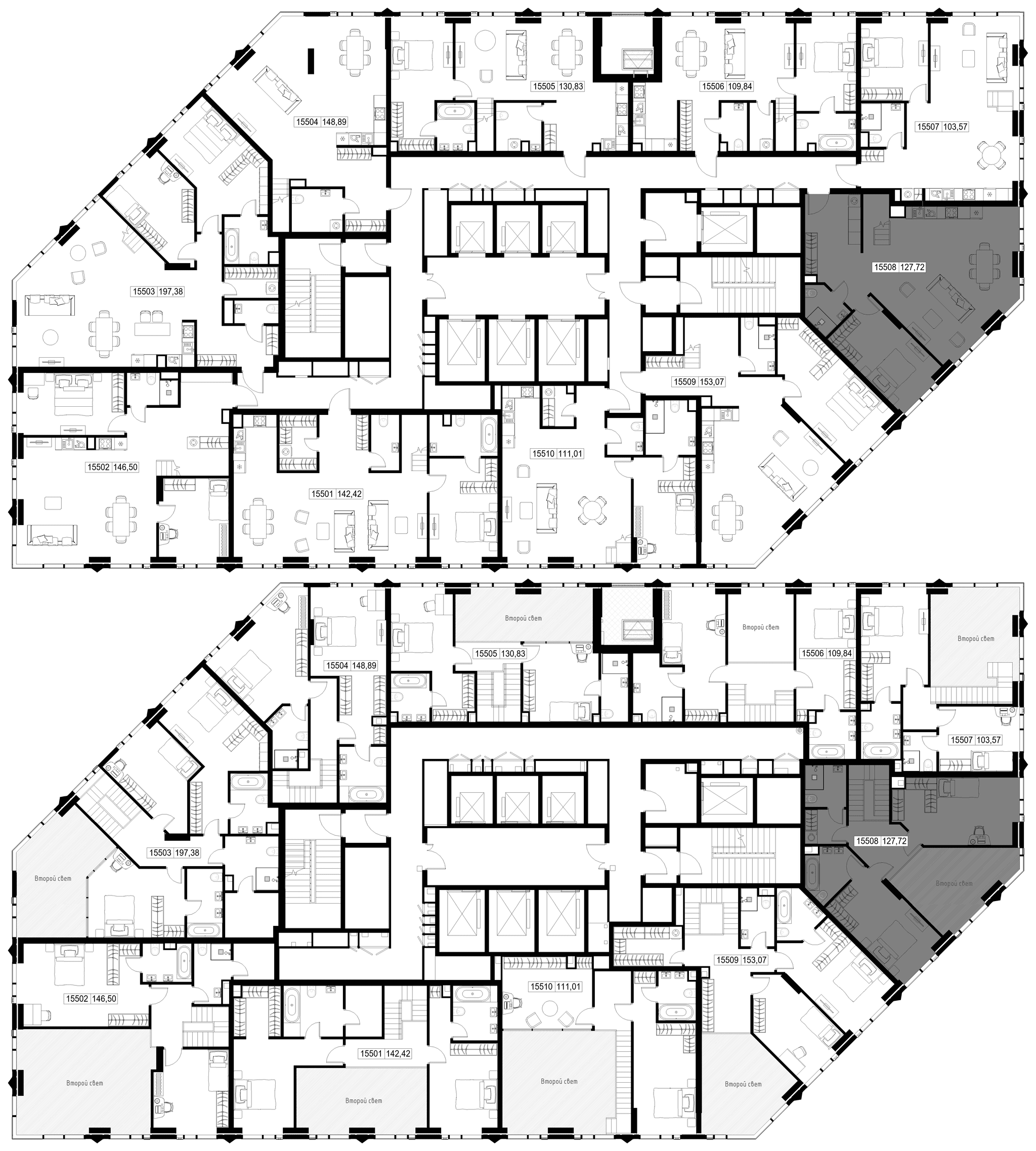 3-комн. Квартира 127.72 м², Москва, 3-й Силикатный проезд