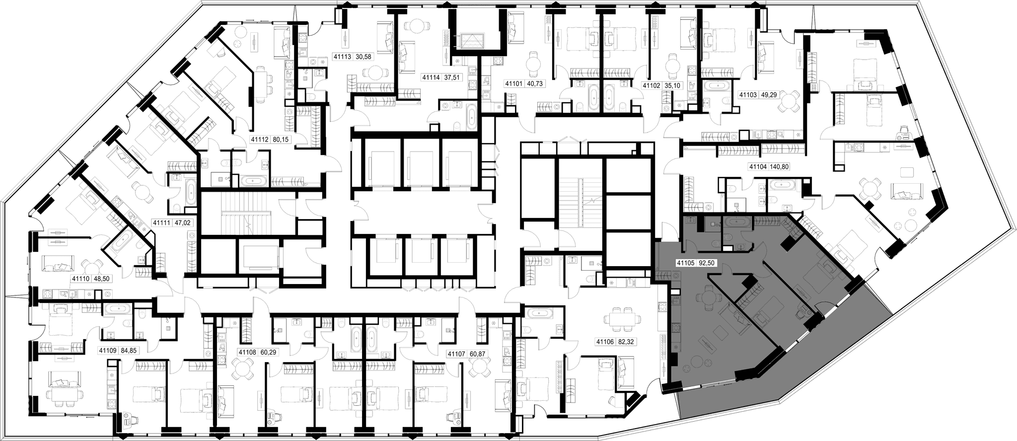 2-комн. Квартира 92.50 м², Москва, 3-й Силикатный проезд