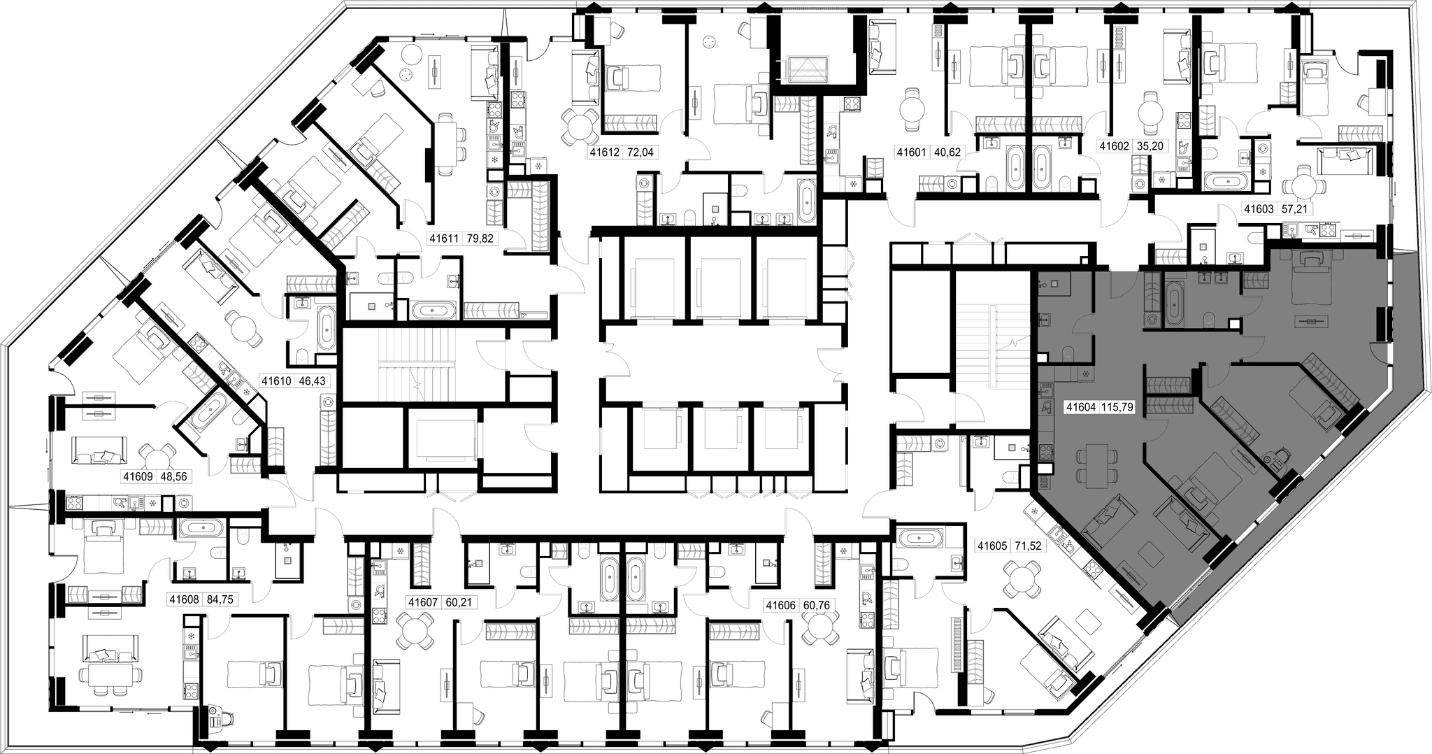 3-комн. Квартира 115.79 м², Москва, 3-й Силикатный проезд