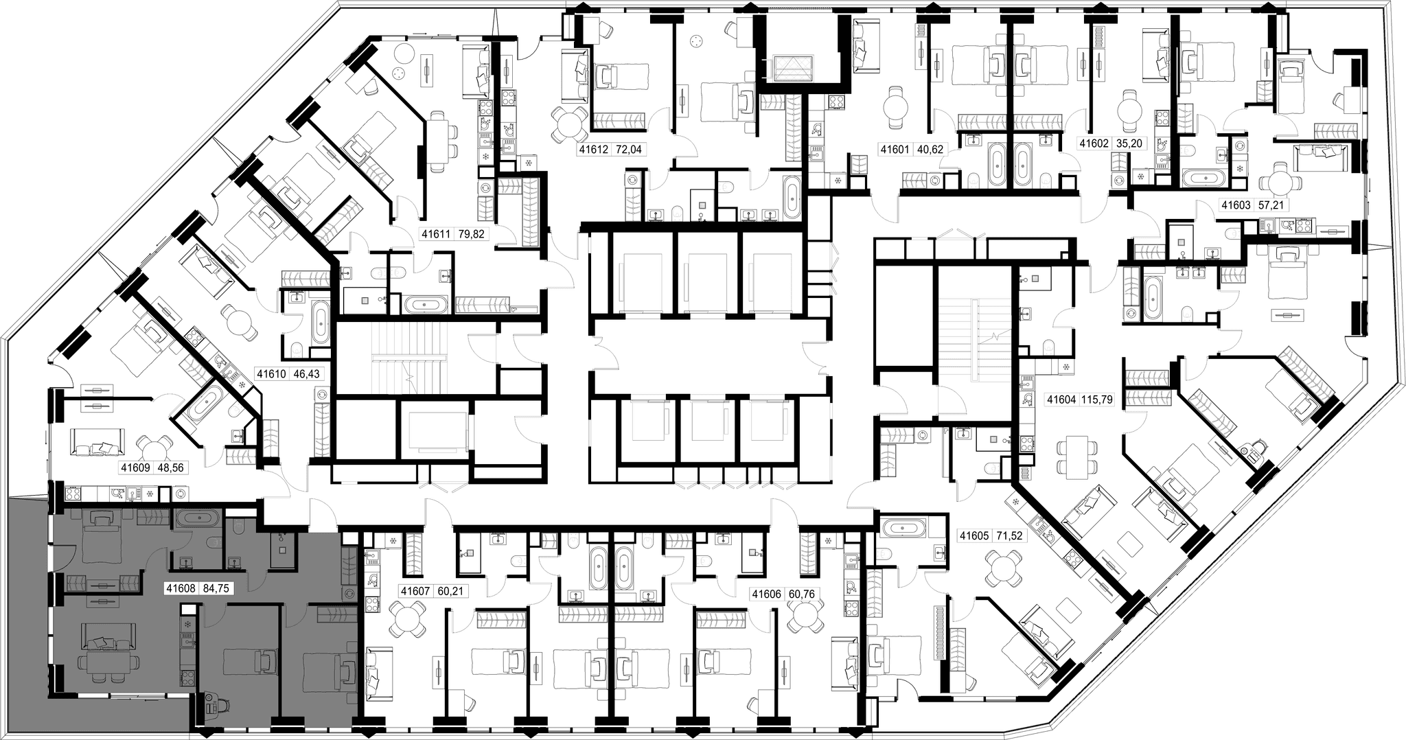 3-комн. Квартира 84.75 м², Москва, 3-й Силикатный проезд