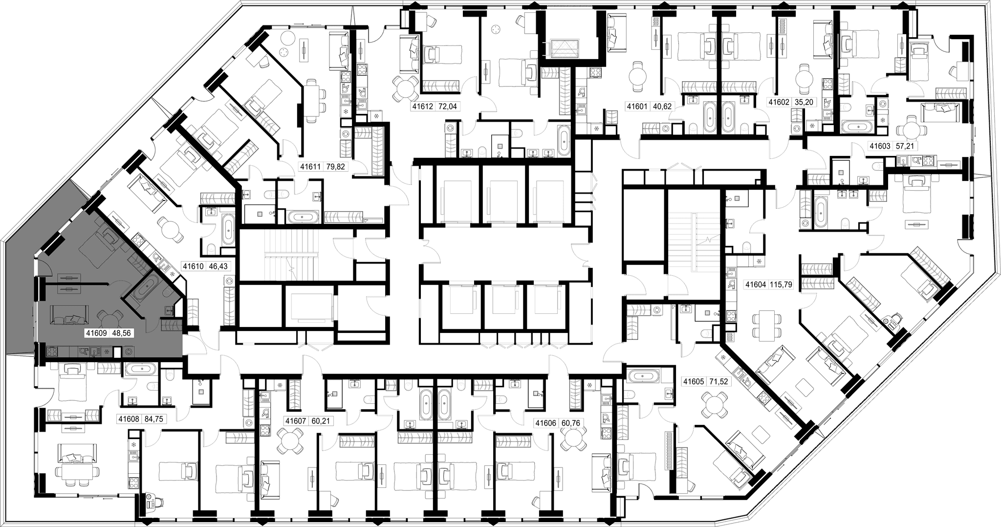 1-комн. Квартира 48.56 м², Москва, 3-й Силикатный проезд