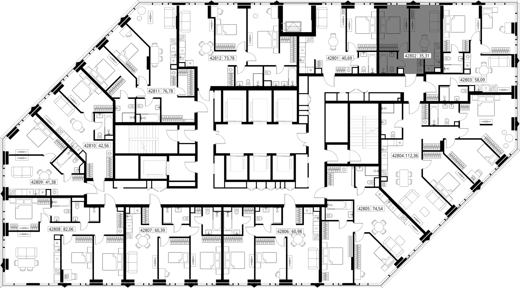 1-комн. Квартира 35.31 м², Москва, 3-й Силикатный проезд