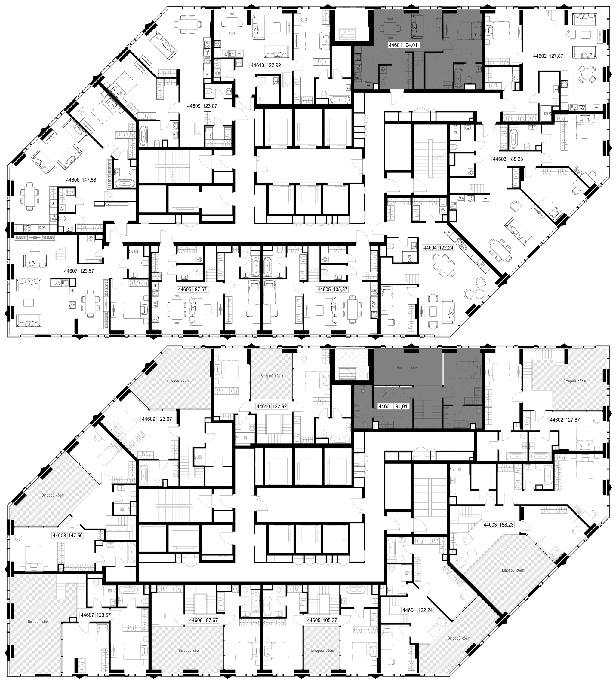 2-комн. Квартира 104.14 м², Москва, 3-й Силикатный проезд