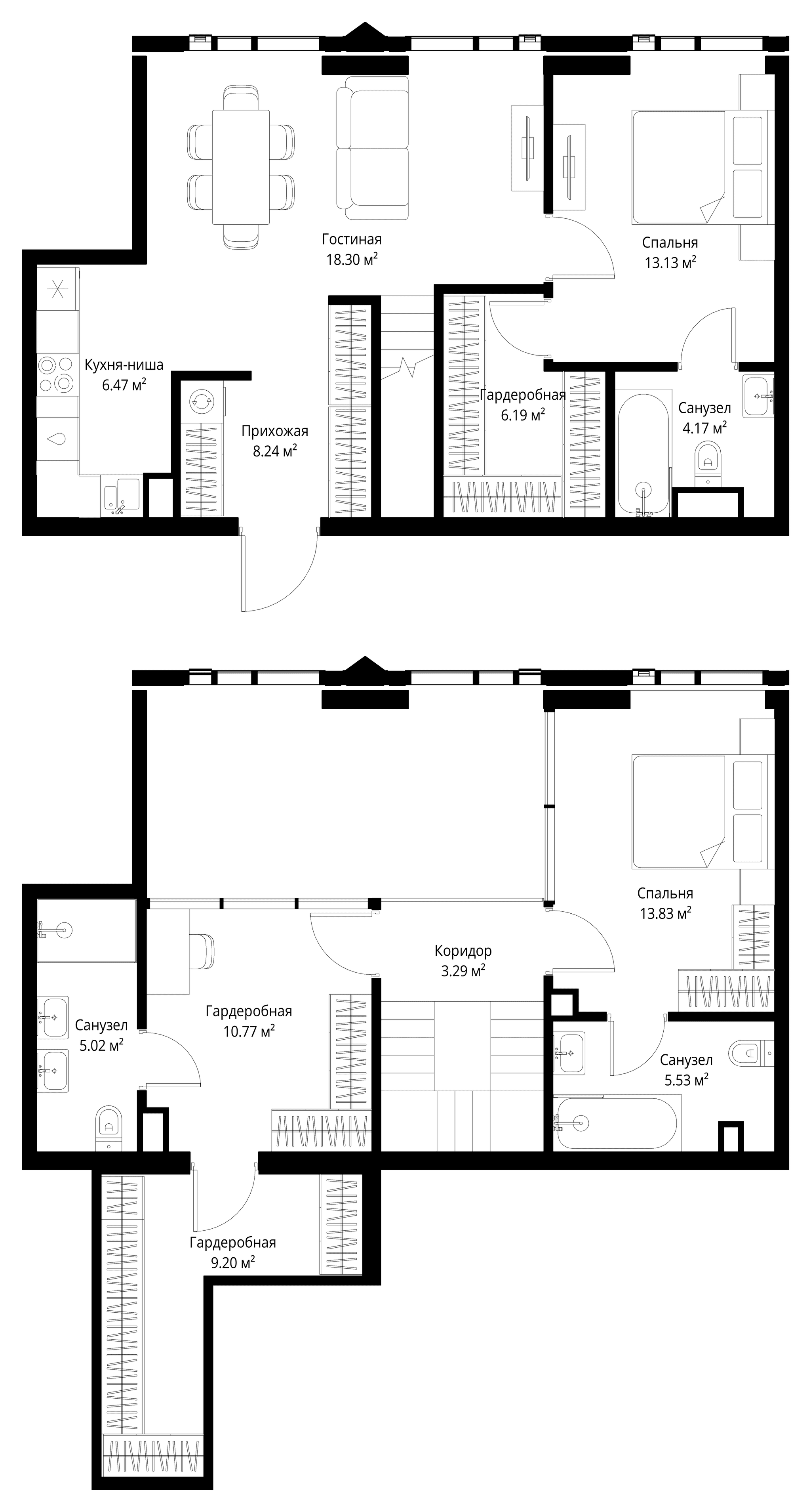 2-комн. Квартира 104.14 м², Москва, 3-й Силикатный проезд