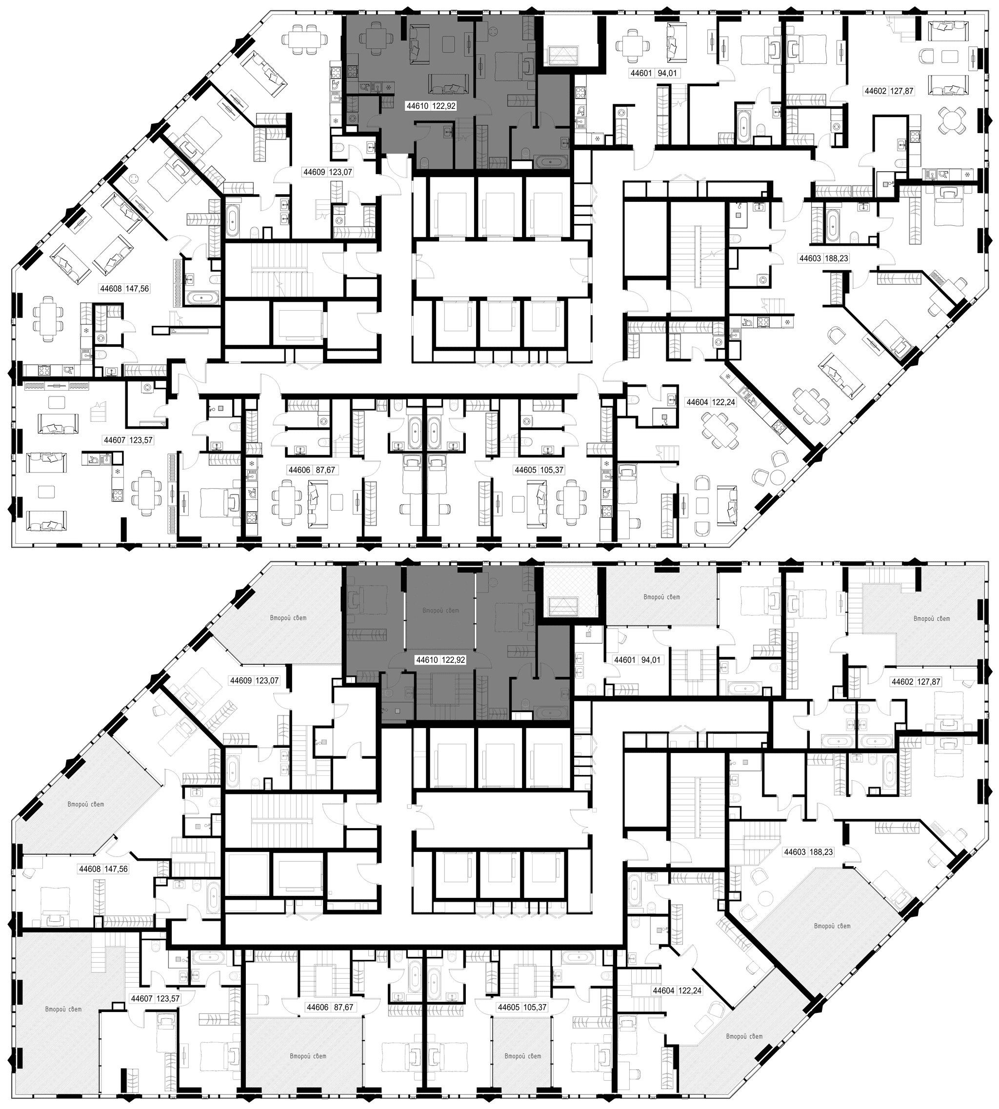 3-комн. Квартира 123.82 м², Москва, 3-й Силикатный проезд