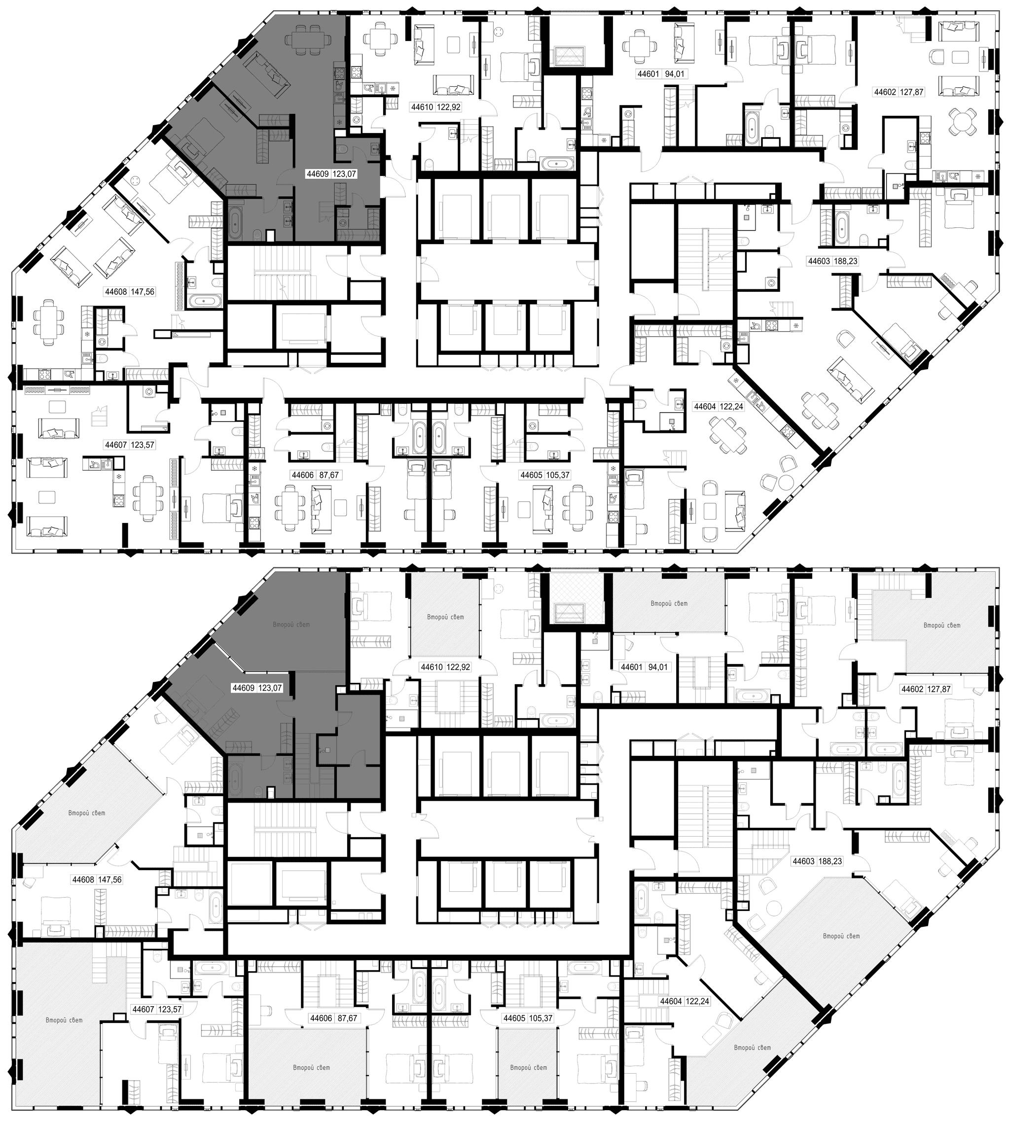 2-комн. Квартира 127.73 м², Москва, 3-й Силикатный проезд
