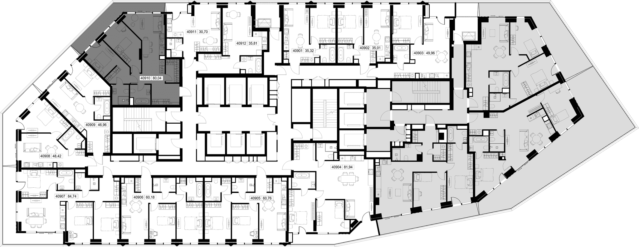 2-комн. Квартира 80.04 м², Москва, 3-й Силикатный проезд