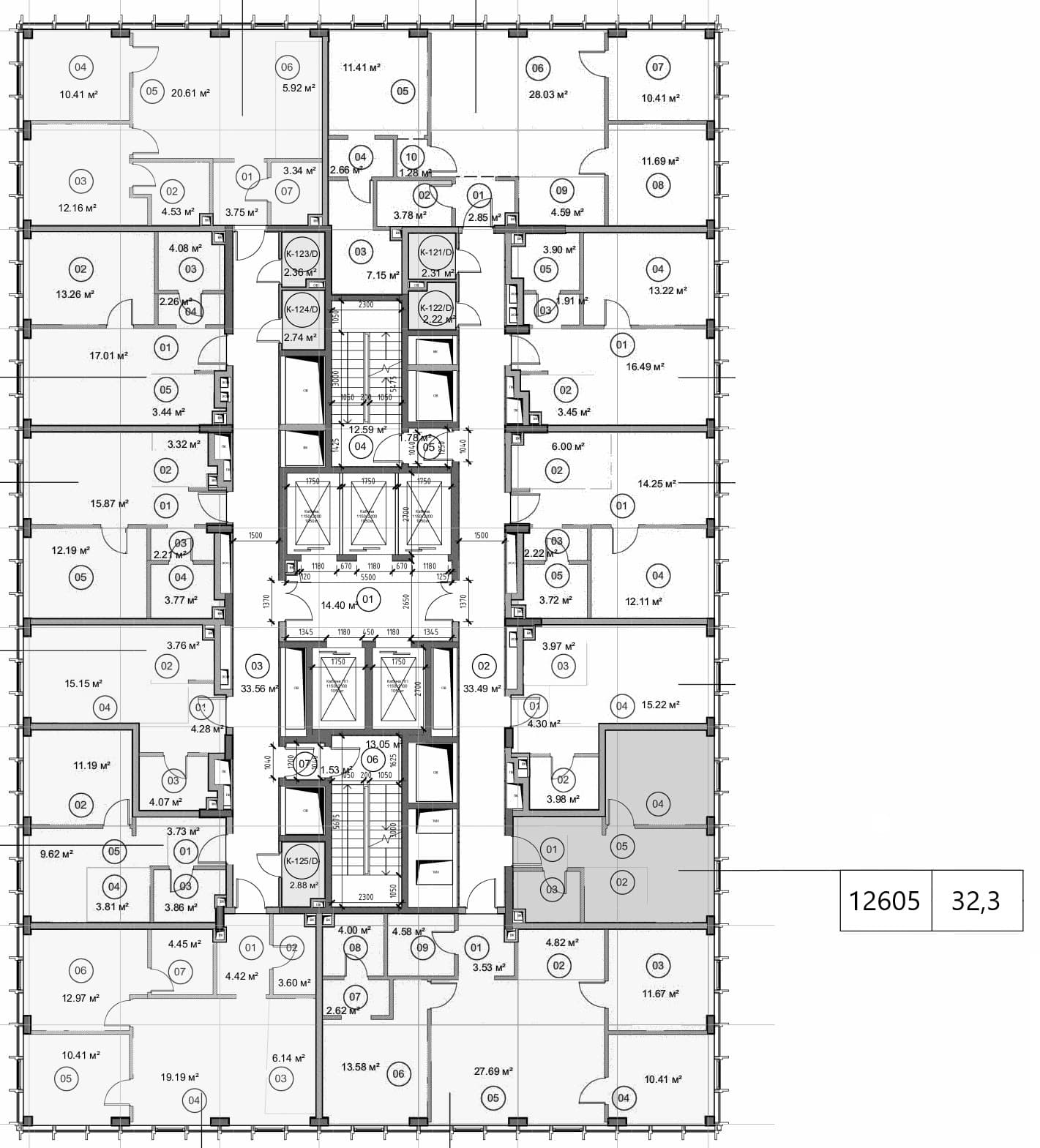 1-комн. Квартира 32.27 м², Российская Федерация, город Москва
