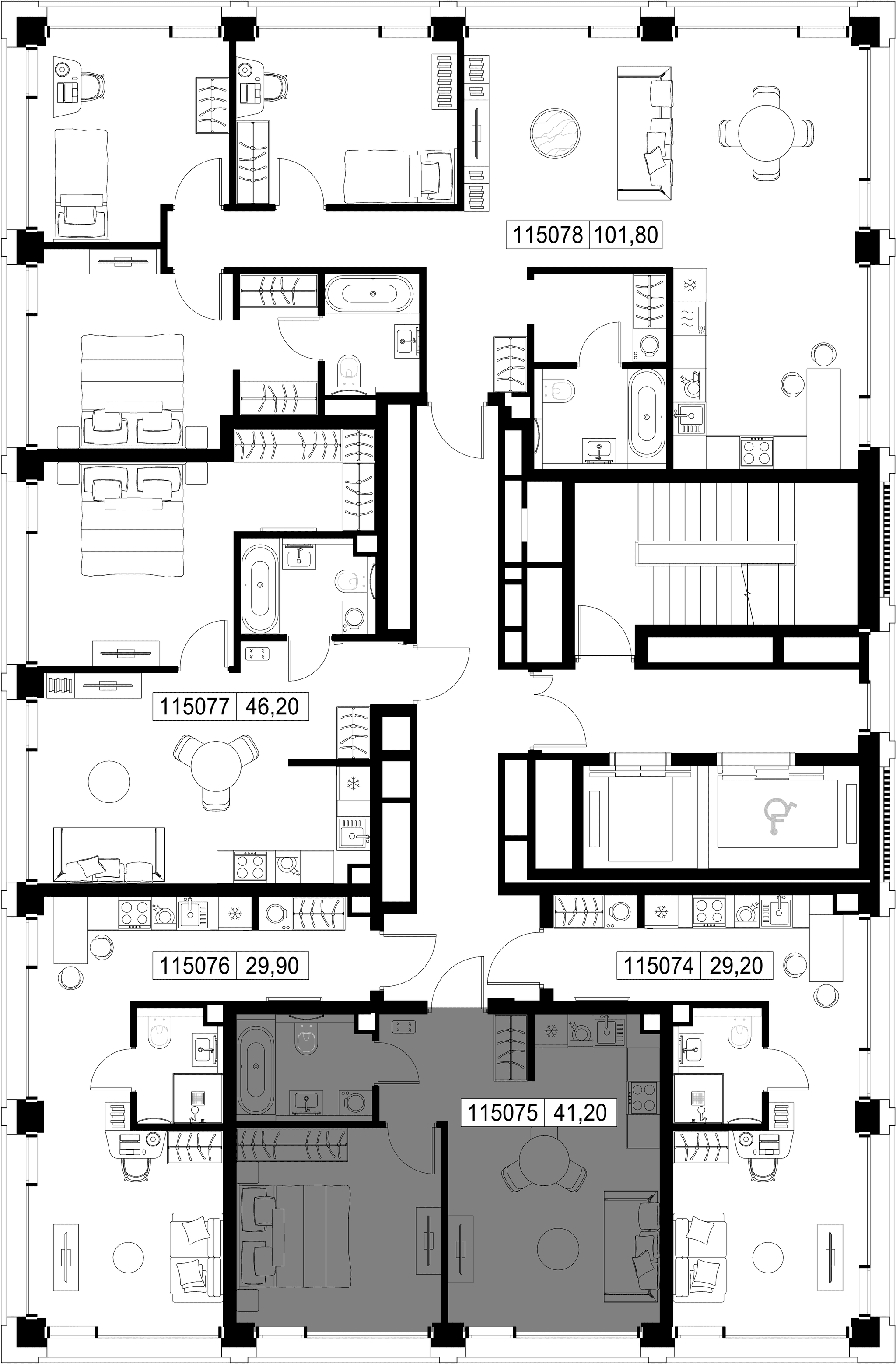 1-комн. Квартира 41.20 м², г. Москва, ул. Верейская