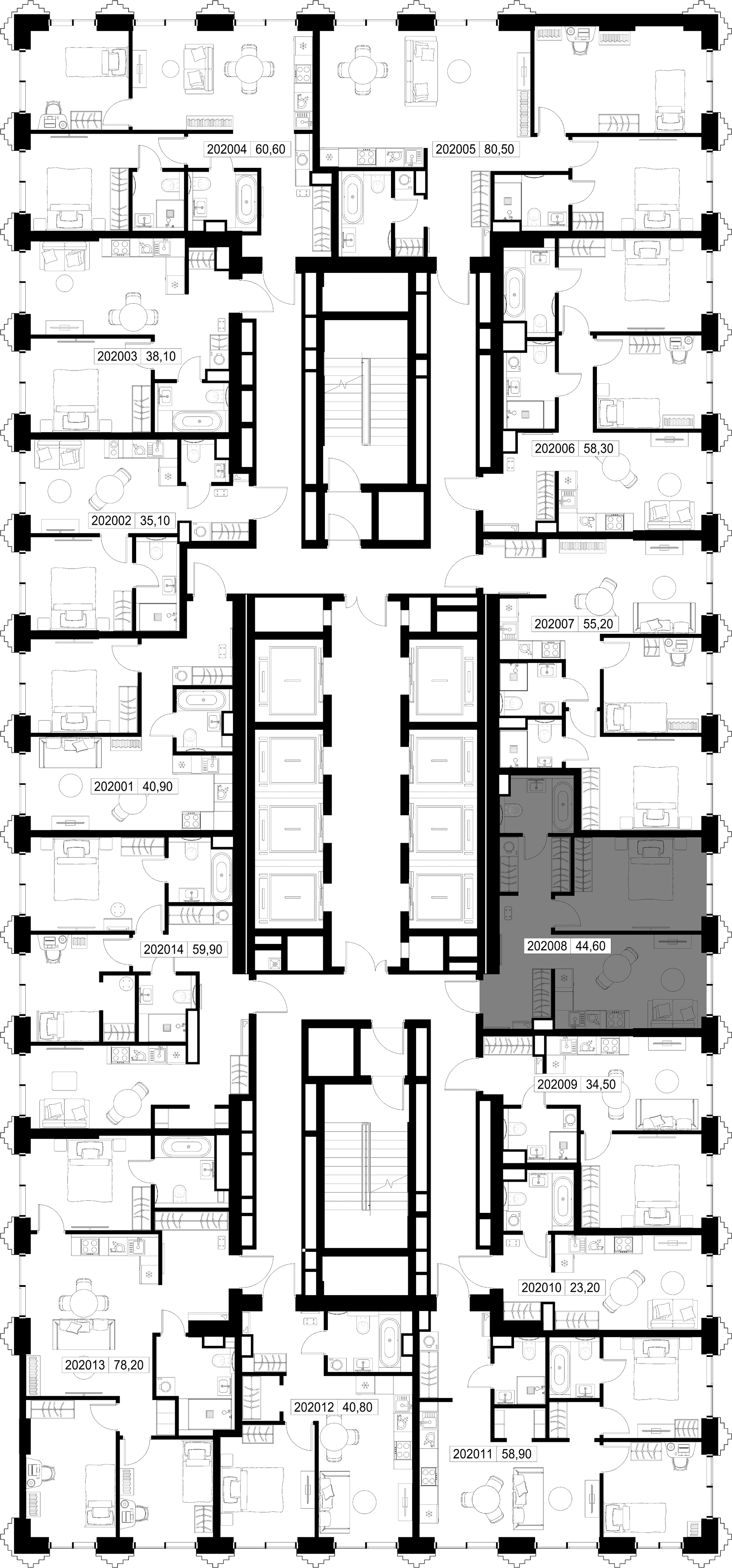 1-комн. Квартира 44.60 м², г. Москва, ул. Верейская