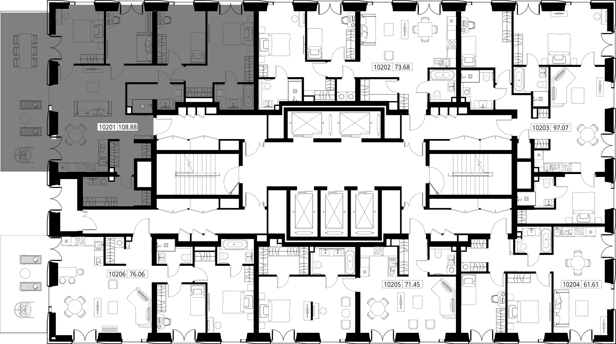 4-комн. Квартира 120.72 м², город Москва, ул. Верейская