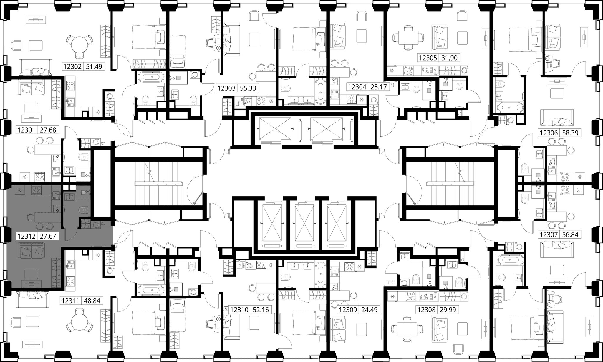 9-комн. Квартира 27.67 м², город Москва, ул. Верейская