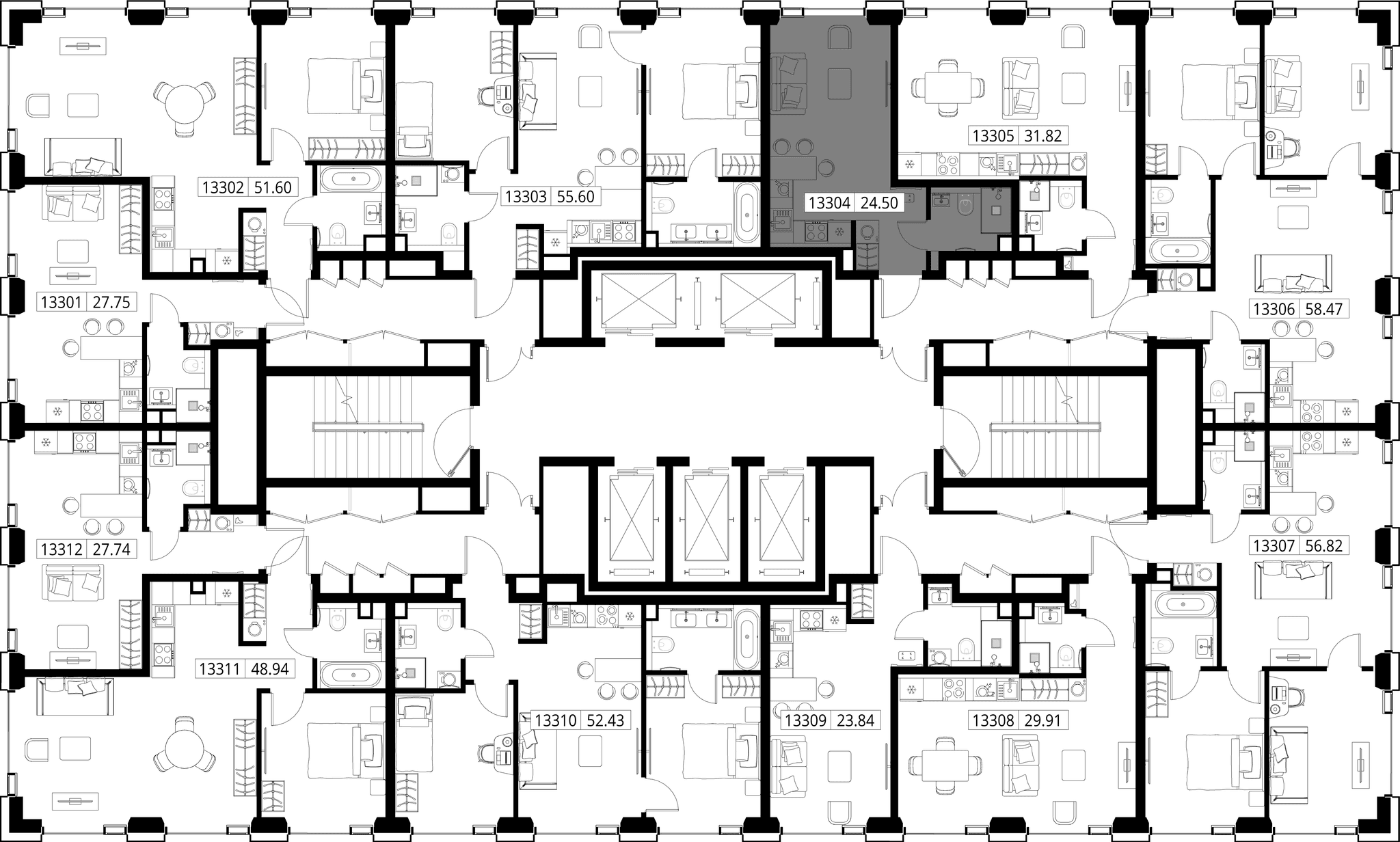 9-комн. Квартира 24.50 м², город Москва, ул. Верейская