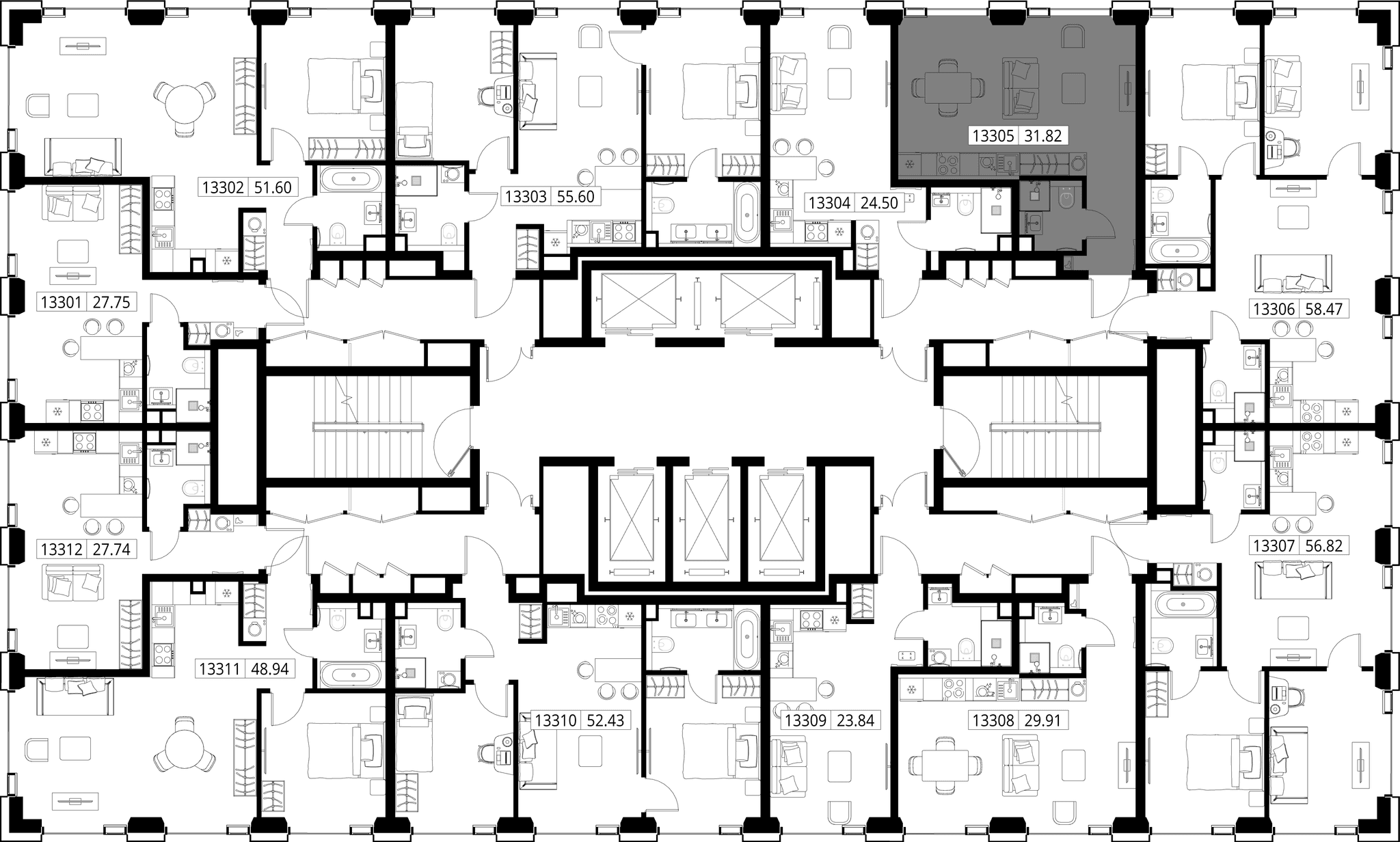 9-комн. Квартира 31.82 м², город Москва, ул. Верейская