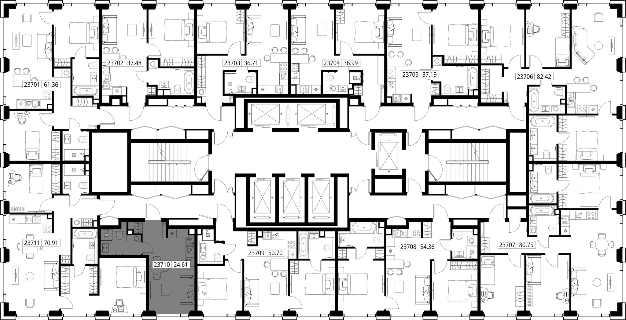 9-комн. Квартира 24.61 м², город Москва, ул. Верейская
