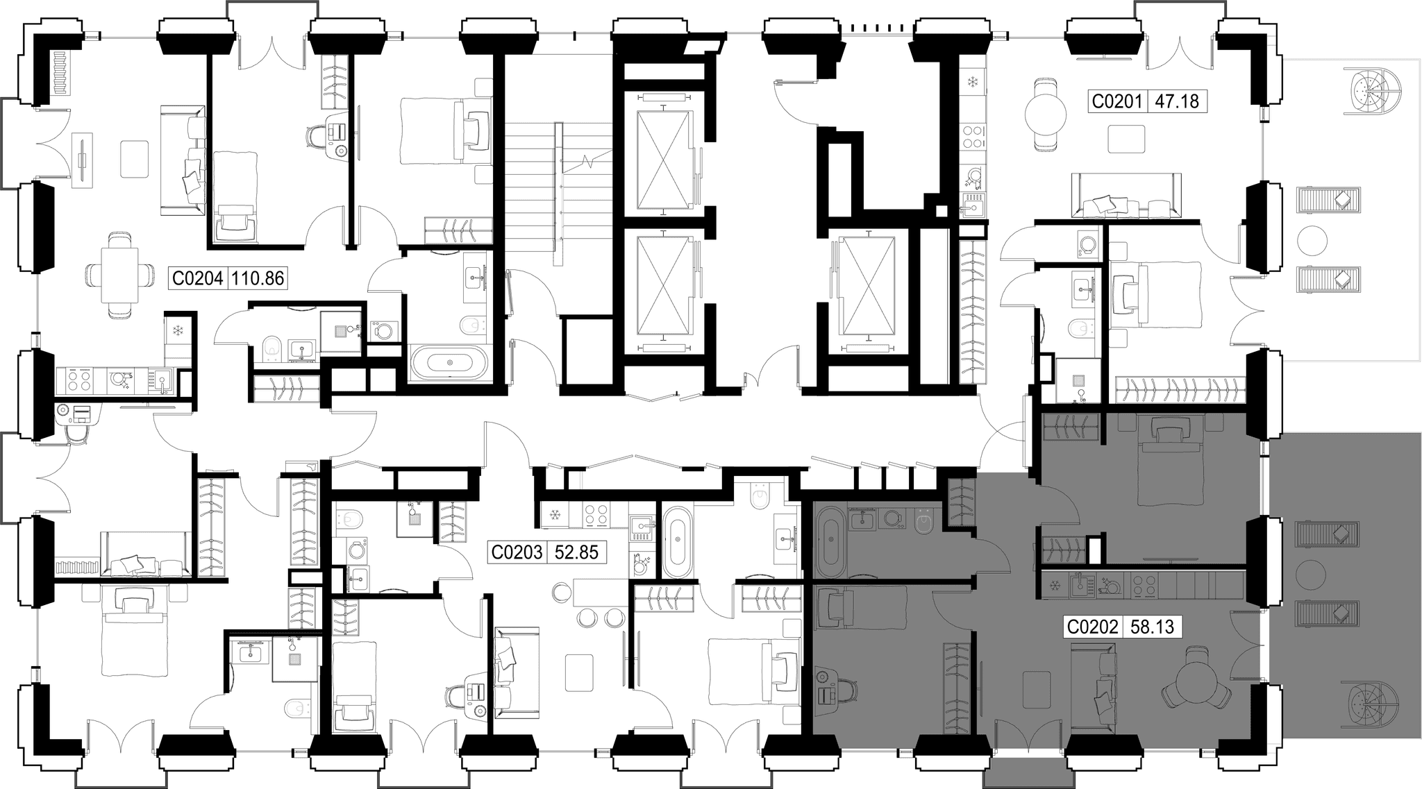 2-комн. Квартира 64.88 м², город Москва, ул. Верейская