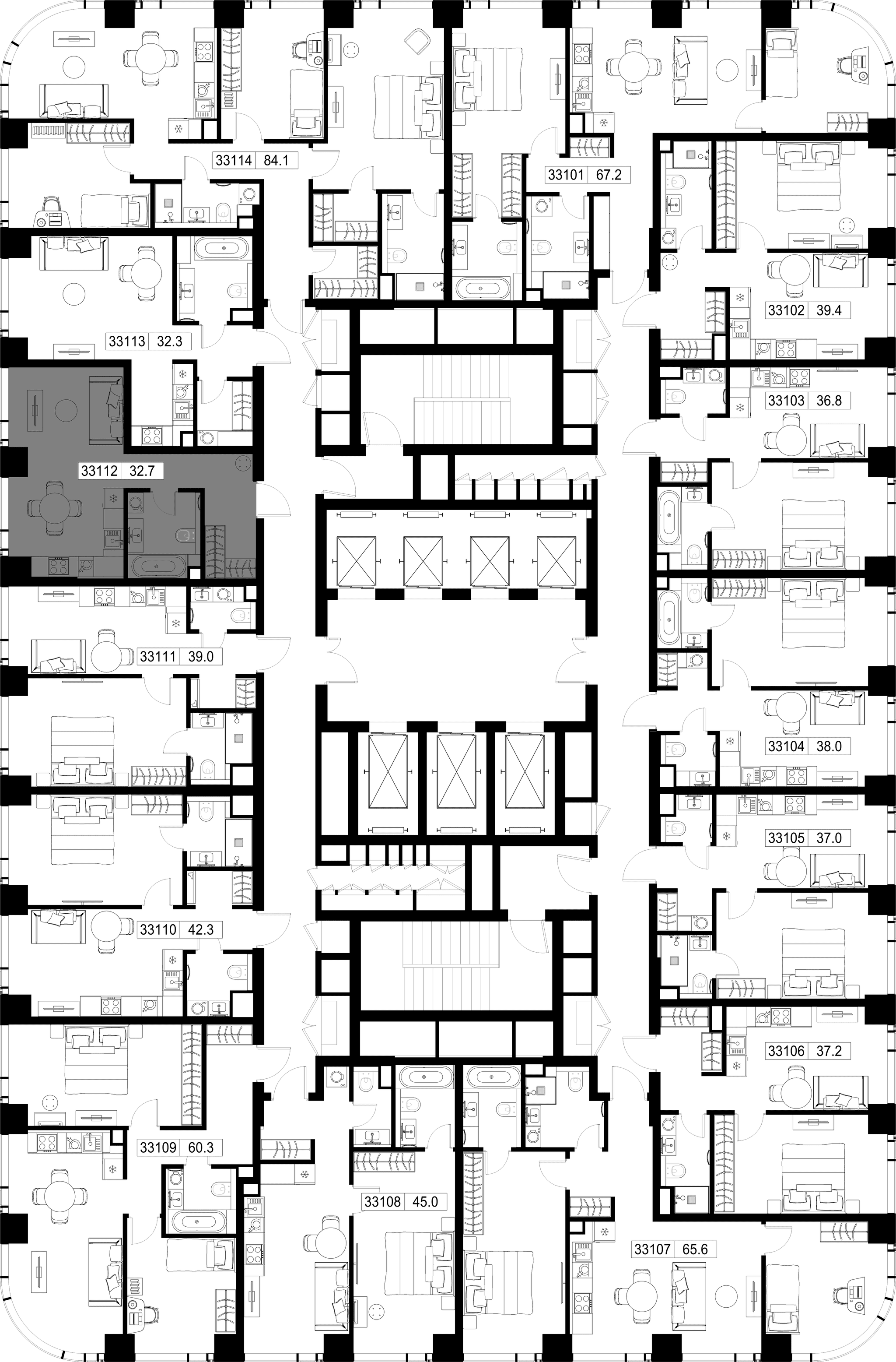 9-комн. Квартира 32.72 м², г Москва, Можайский р-н