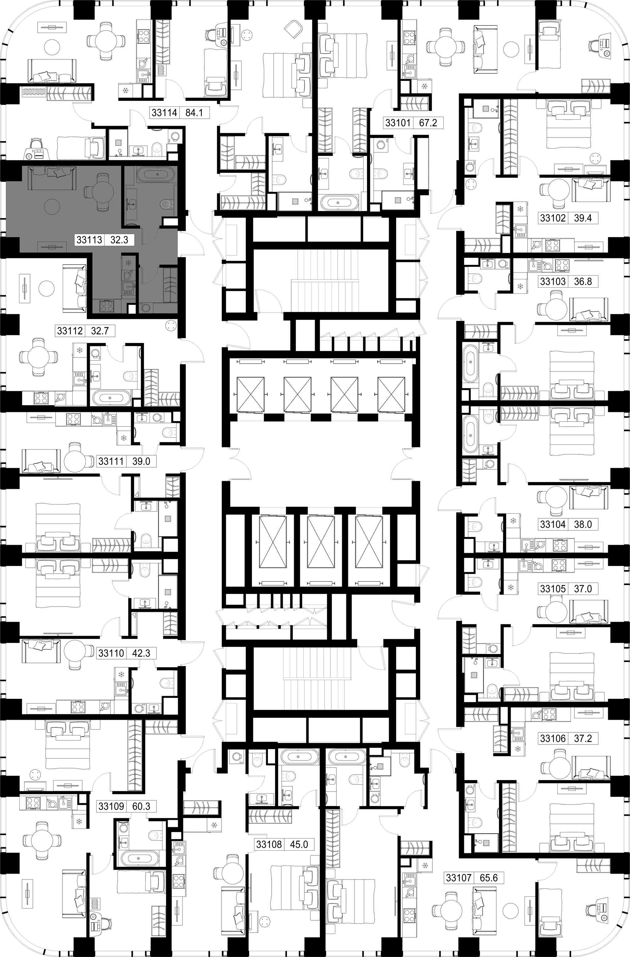 9-комн. Квартира 32.31 м², г Москва, Можайский р-н