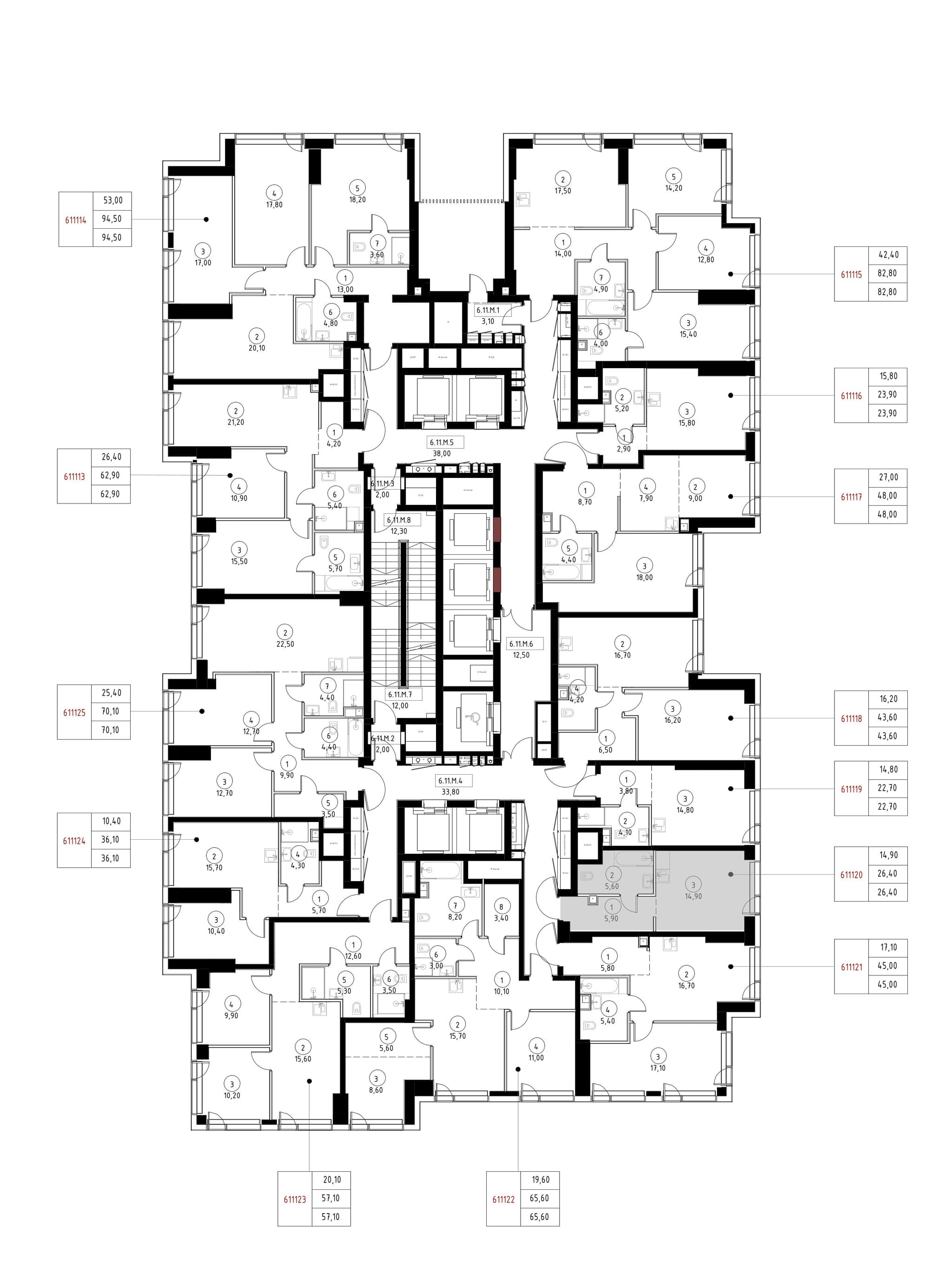 9-комн. Квартира 26.40 м², 121357, г Москва